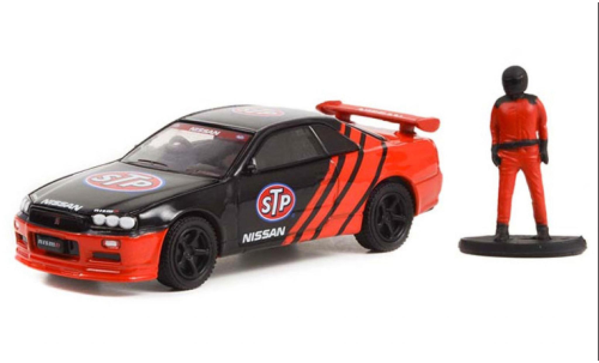 Nissan Skyline 1/64 Greenlight (R34) STP 1999 diecast model cars