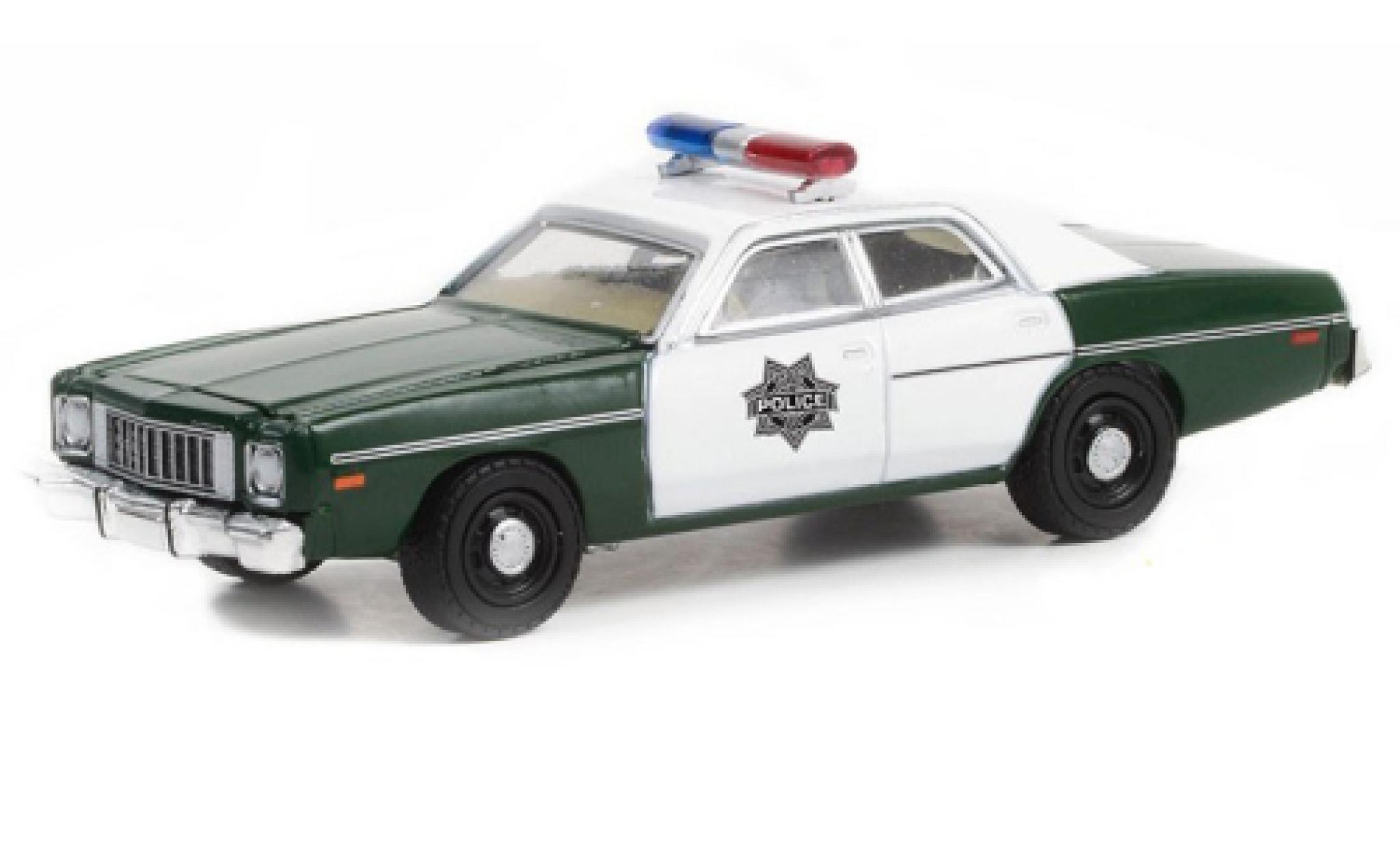 Plymouth Fury 1/18 Greenlight Capitol City Police 1975 diecast model cars