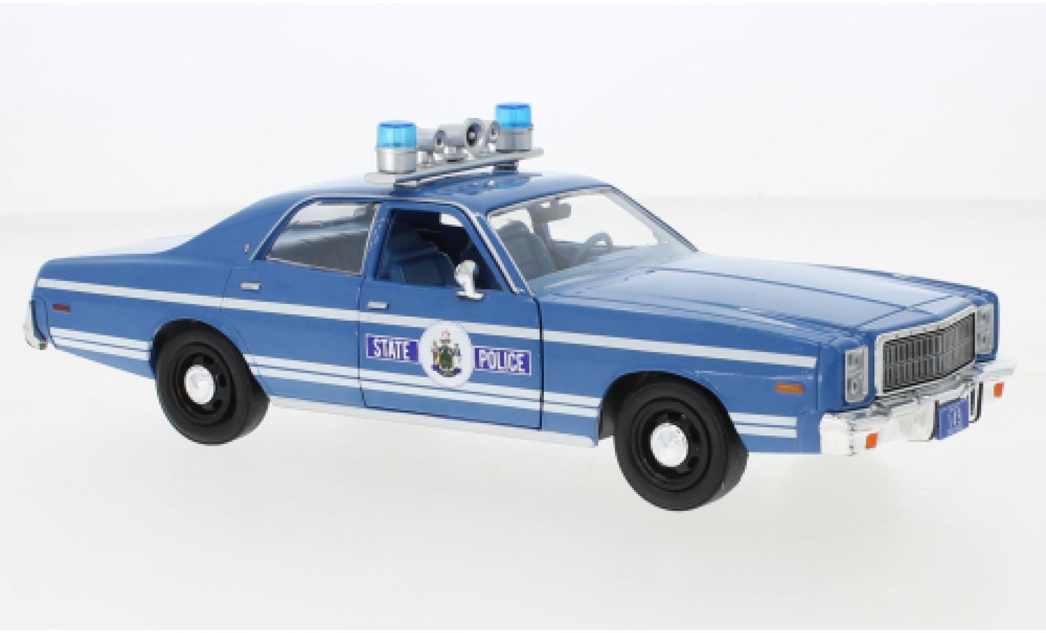 Plymouth Fury 1/24 Greenlight Maine State Police 1978 diecast model cars