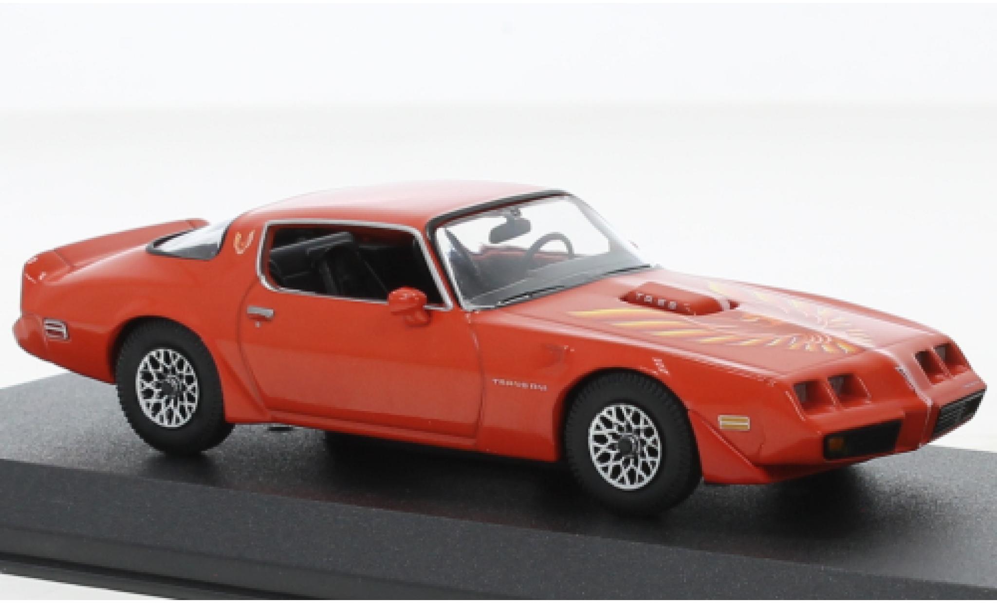 Pontiac Firebird 1/43 Greenlight Trans Am red clair 1979 diecast model cars
