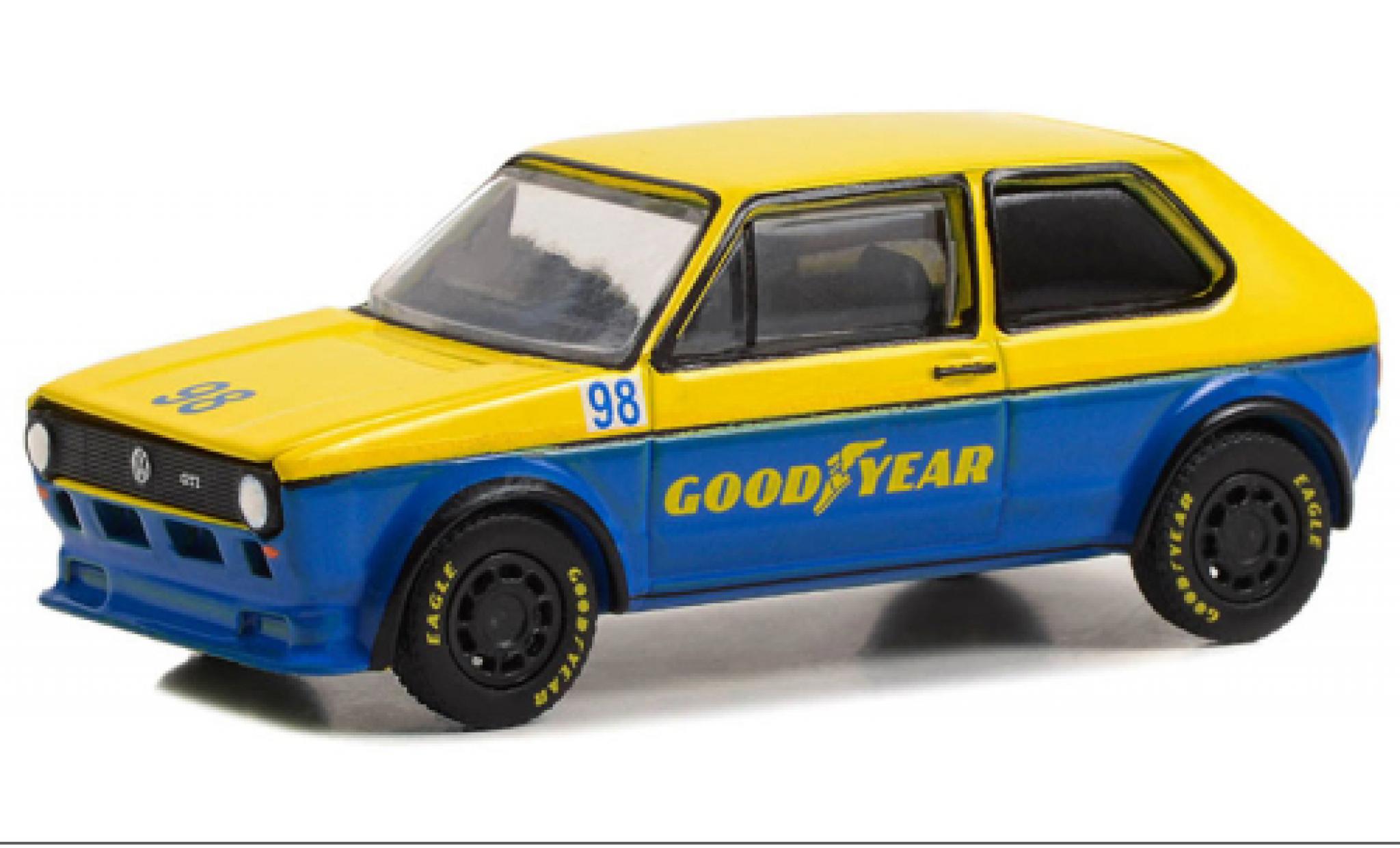 Volkswagen Golf 1/64 Greenlight I GTI Goodyear 1976 diecast model cars
