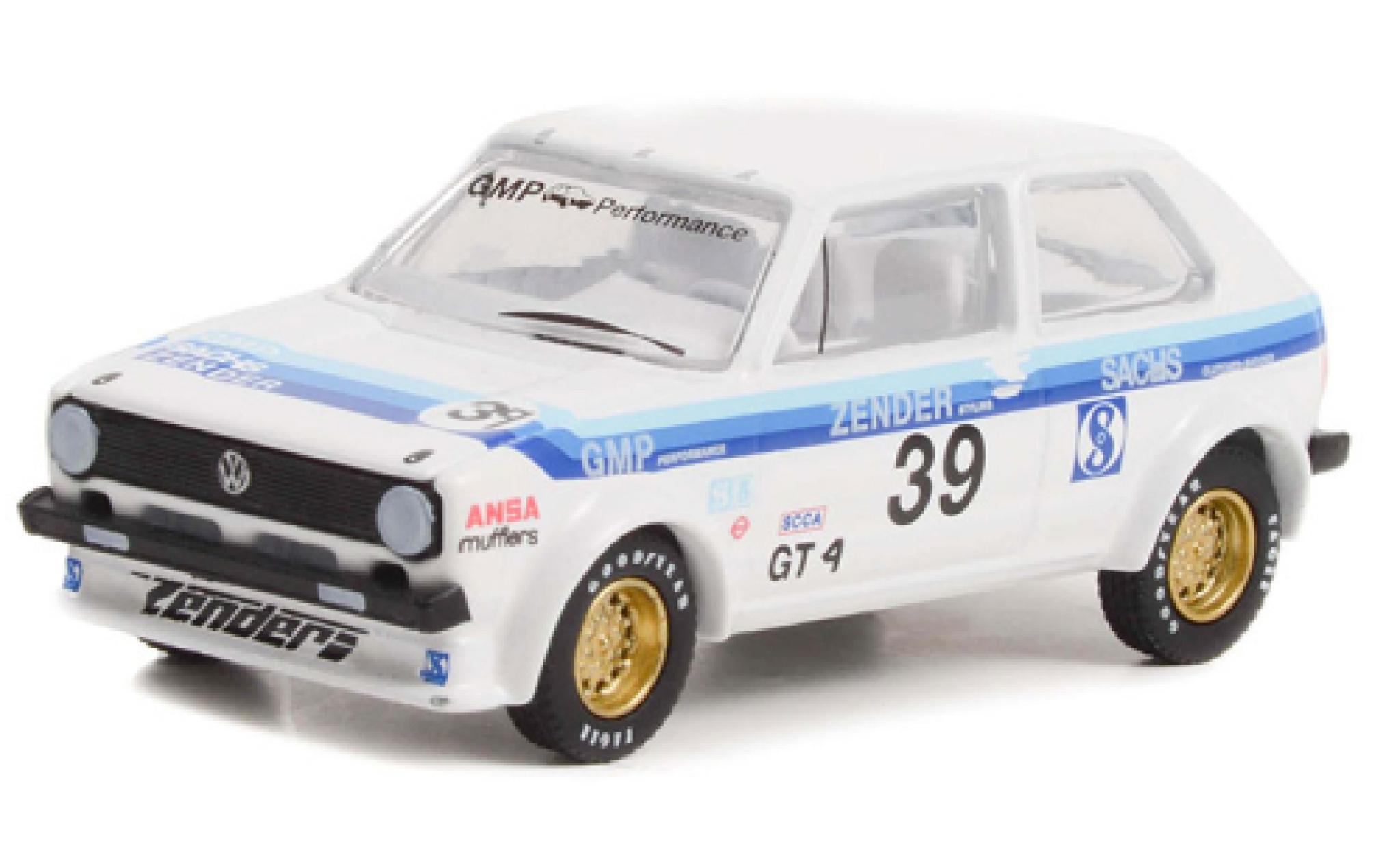 Volkswagen Golf 1/64 Greenlight I Rabbit white/D&eacute;corer 1975 diecast model cars
