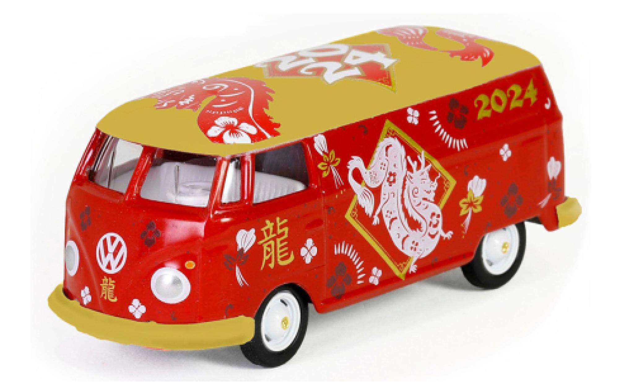Volkswagen T1 1/64 Greenlight fourgon 2024 - Year Of The Dragon diecast model cars