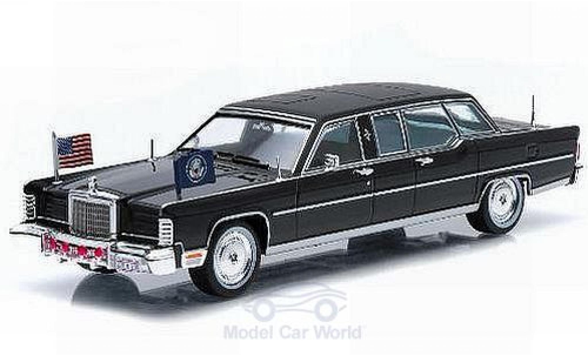 Lincoln Continental 1/43 Greenlight black Ronald Reagan 1972 diecast model cars