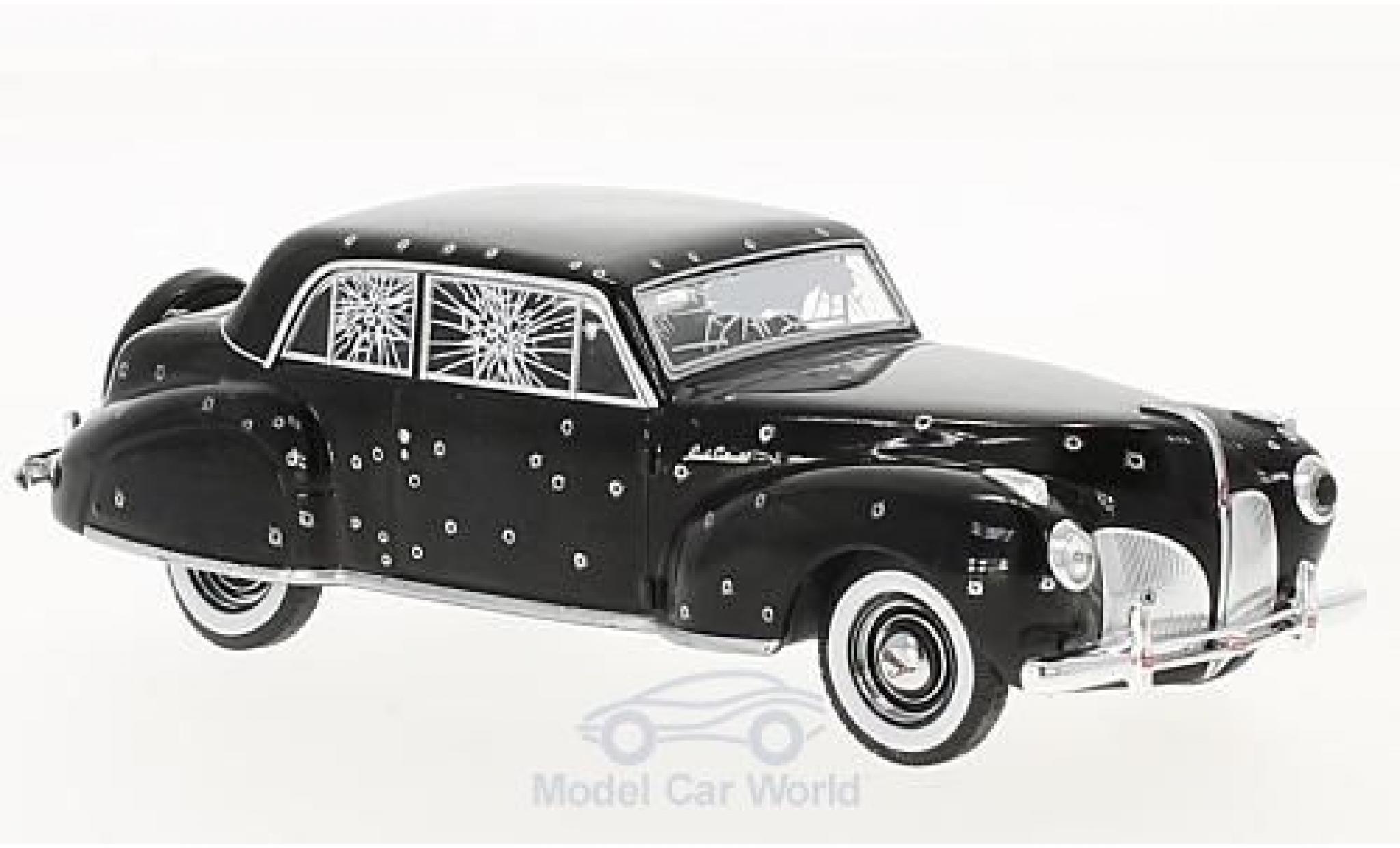 Lincoln Continental 1/43 Greenlight black The Godfather 1972 1941 with Bullet Whole Damage diecast model cars
