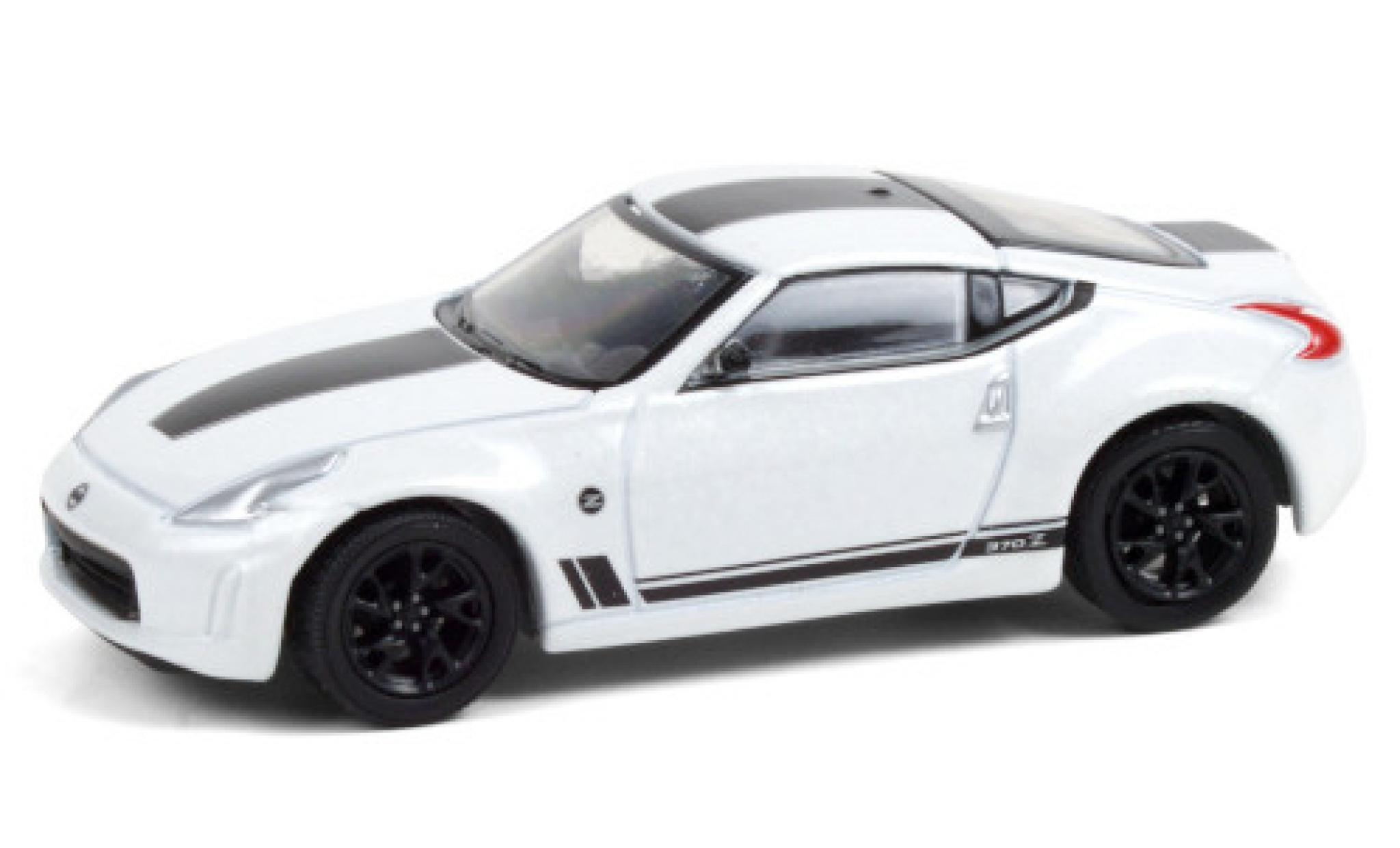 Nissan 370Z 1/64 Greenlight Heritage Edition metallic white/Dekor 2019 diecast model cars