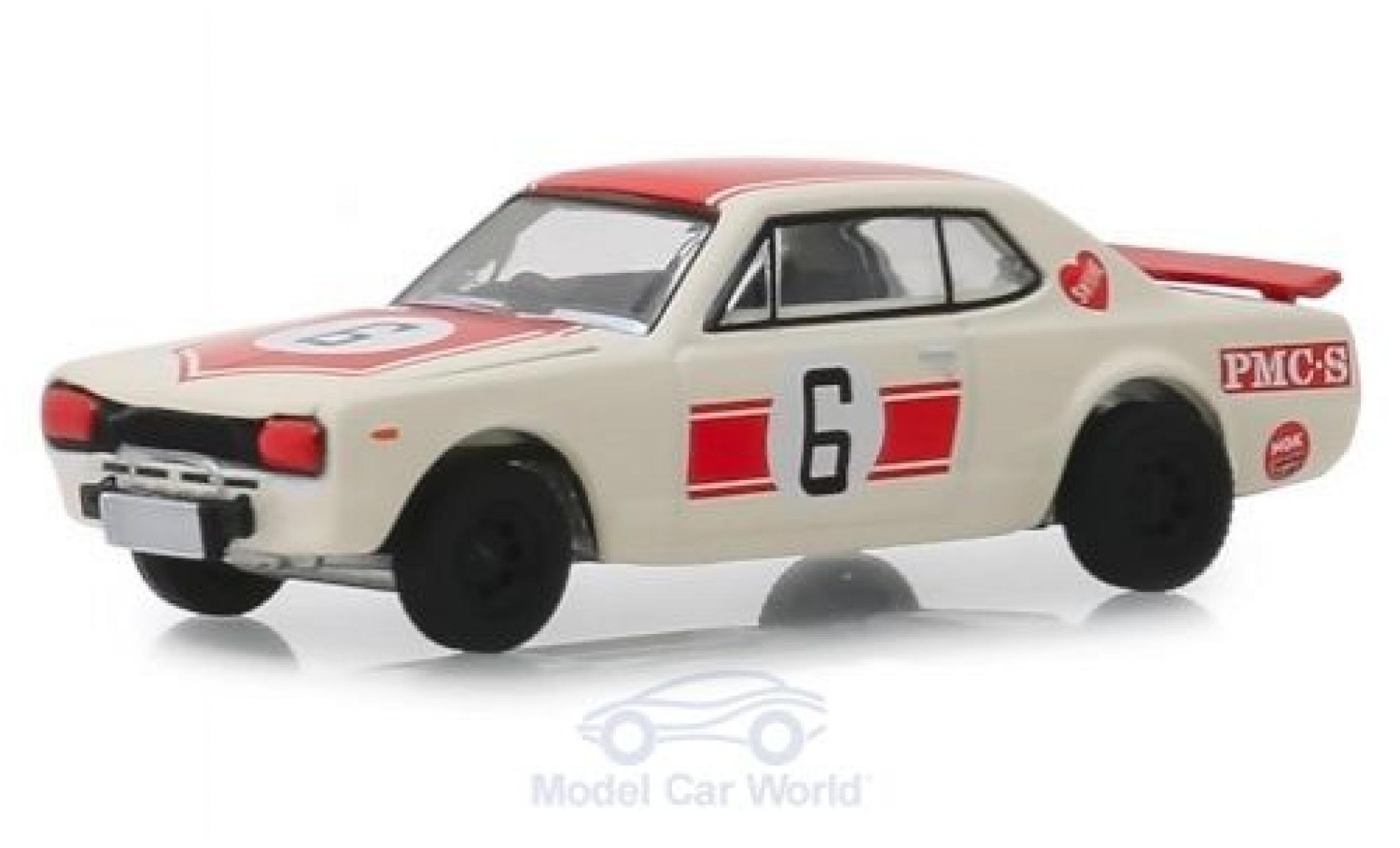 Nissan Skyline 1/64 Greenlight 2000 GT-R white 1971 diecast model cars