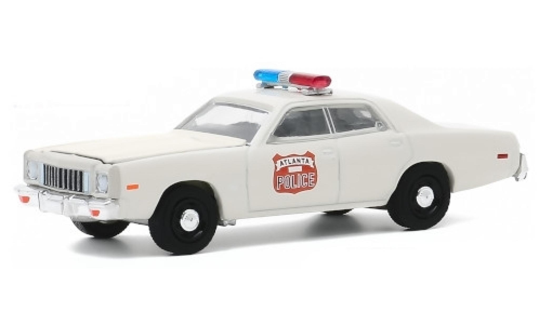 Plymouth Fury 1/64 Greenlight Atlanta Police 1975 diecast model cars