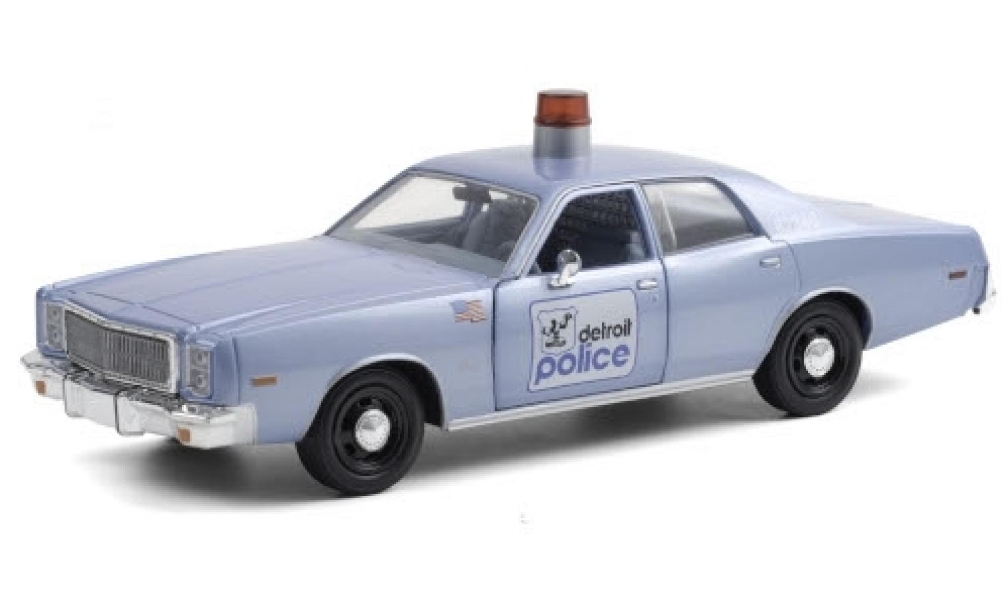 Plymouth Fury 1/24 Greenlight Detroit Police 1977 Beverly Hills Cop (1984) diecast model cars