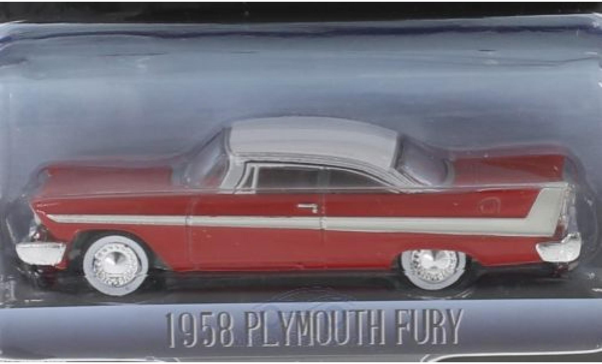 Plymouth Fury 1/43 Greenlight red/white Christine 1958 diecast model cars