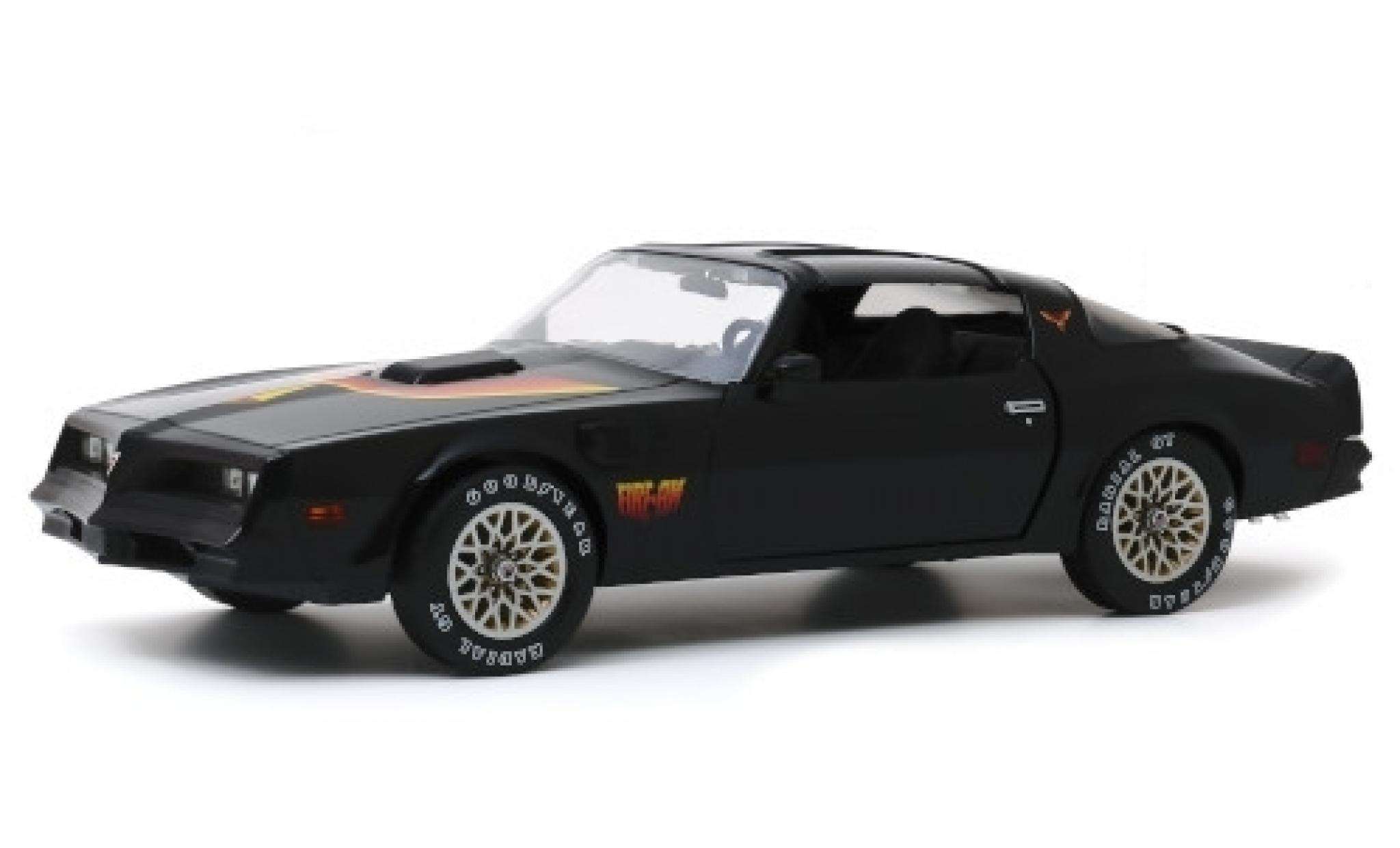 Pontiac Firebird 1/18 Greenlight Trans Am Fire AM by VSE black/Dekor 1977 diecast model cars