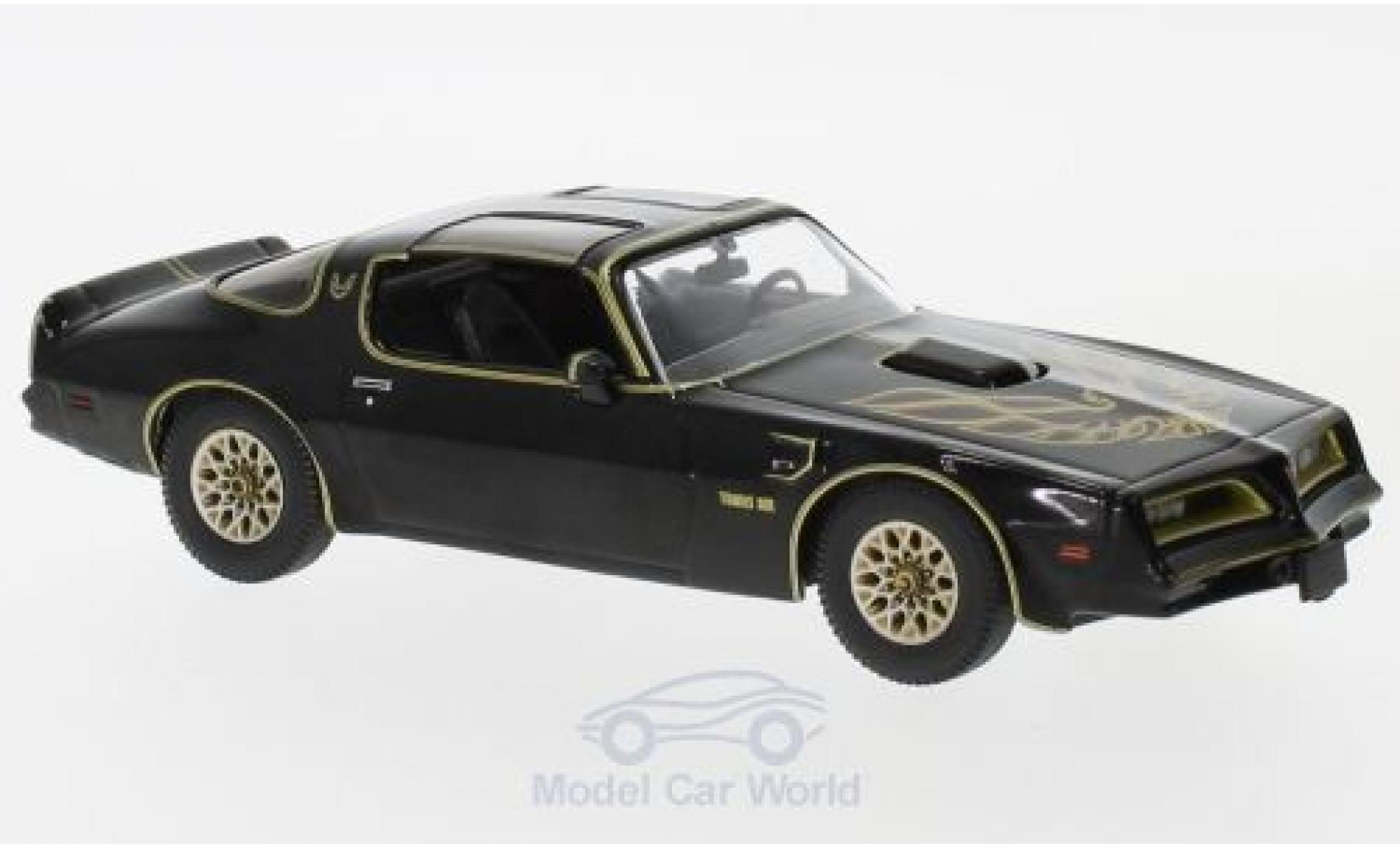 Pontiac Firebird 1/43 Greenlight Trans Am black Smokey and the Bandit 1977 diecast model cars