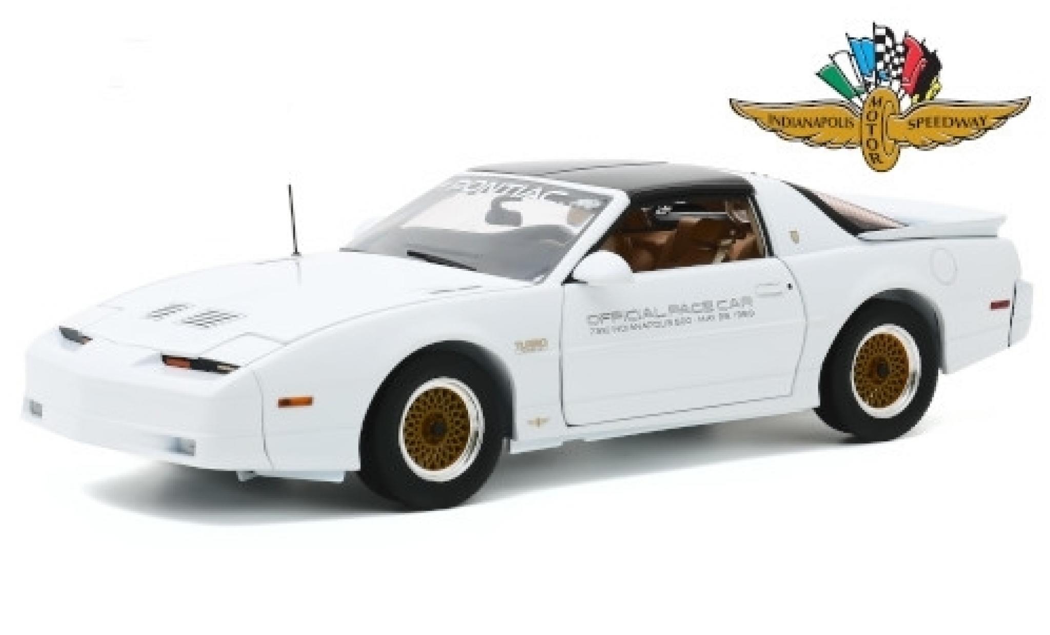 Pontiac Firebird 1/18 Greenlight Turbo Trans Am Official Pace Car 1989 73rd Indianapolis 500 diecast model cars