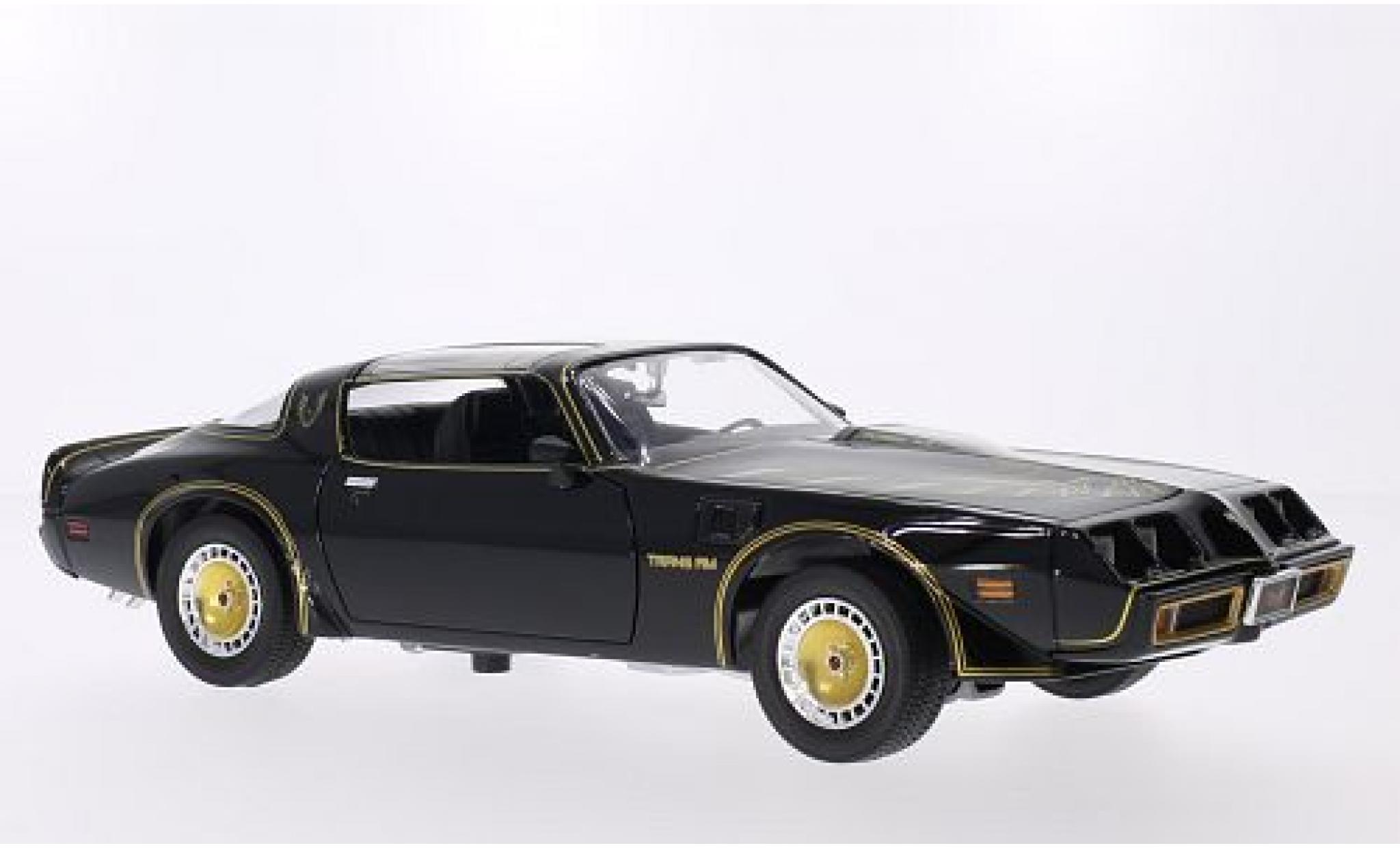 Pontiac Trans Am 1/18 Greenlight black/Dekor 1980 Smokey The Bandit II diecast model cars
