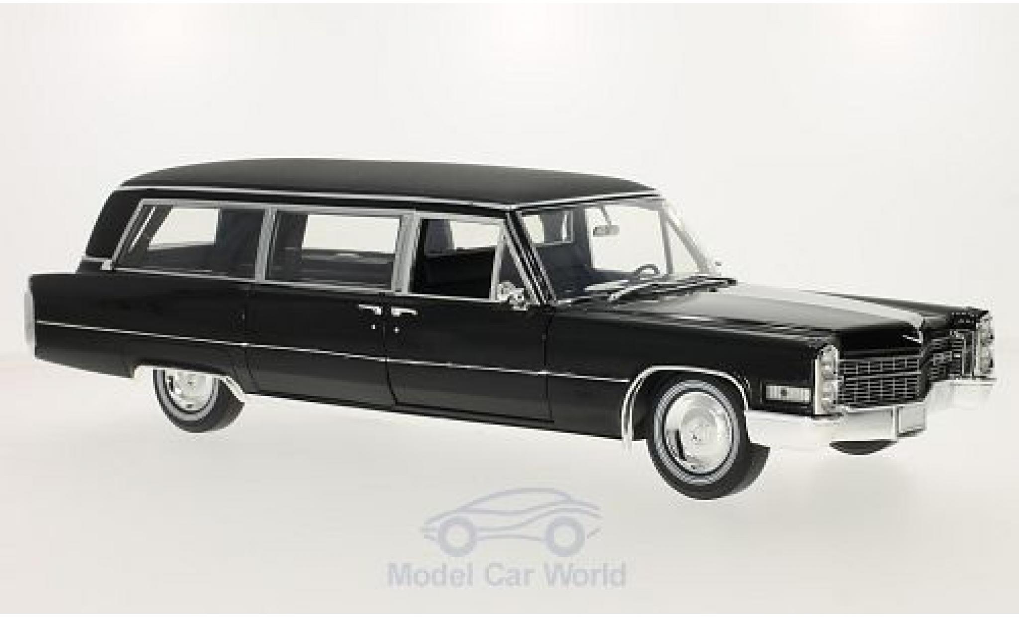 Cadillac S & S 1/18 Greenlight Limousine black 1966 diecast model cars