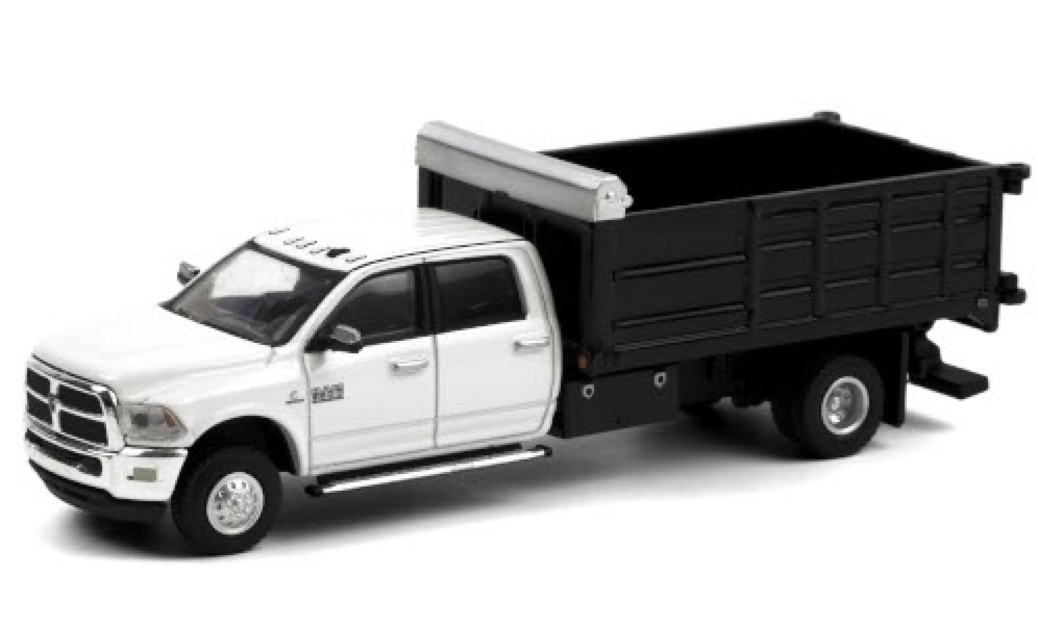 RAM 3 1/64 Greenlight 500 Landscaper Dump Truck white 2018 diecast model cars