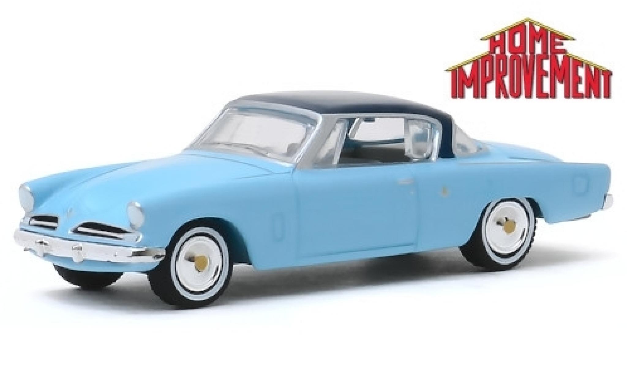 Studebaker Commander 1/64 Greenlight Starliner blue/blue Home Improvement 1953 diecast model cars