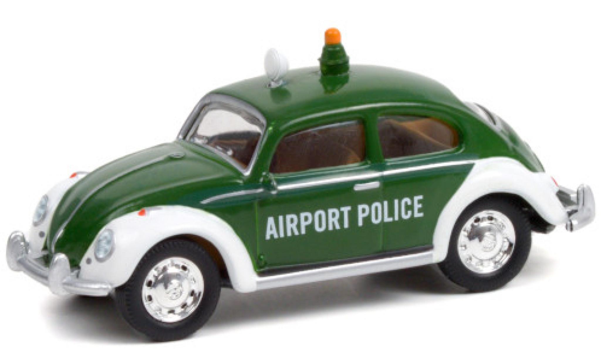 Volkswagen Beetle 1/64 Greenlight (K&auml;fer) Kopenhagen Airport Police diecast model cars