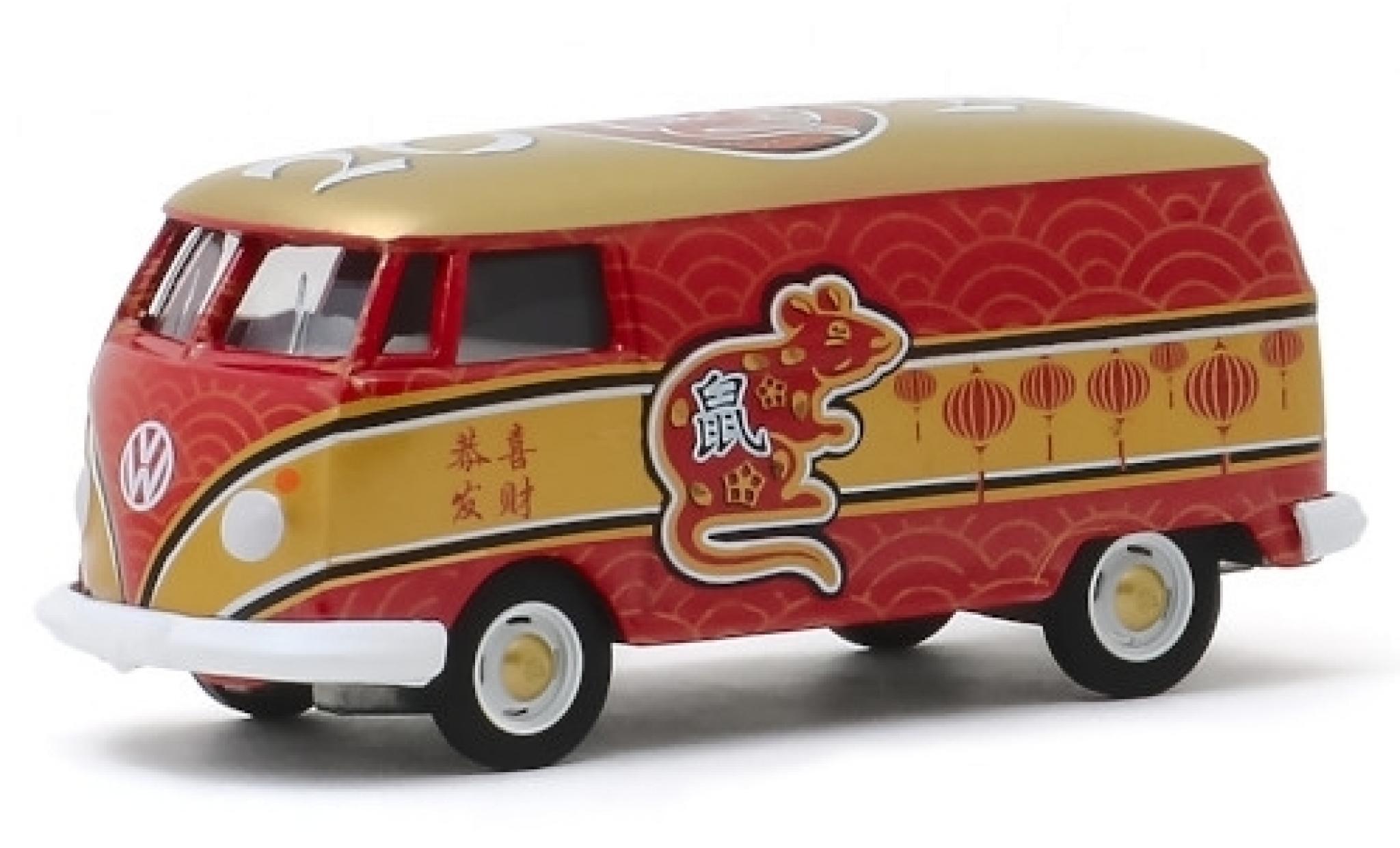 Volkswagen T1 1/64 Greenlight Kasten Type 2 Panel Van diecast model cars