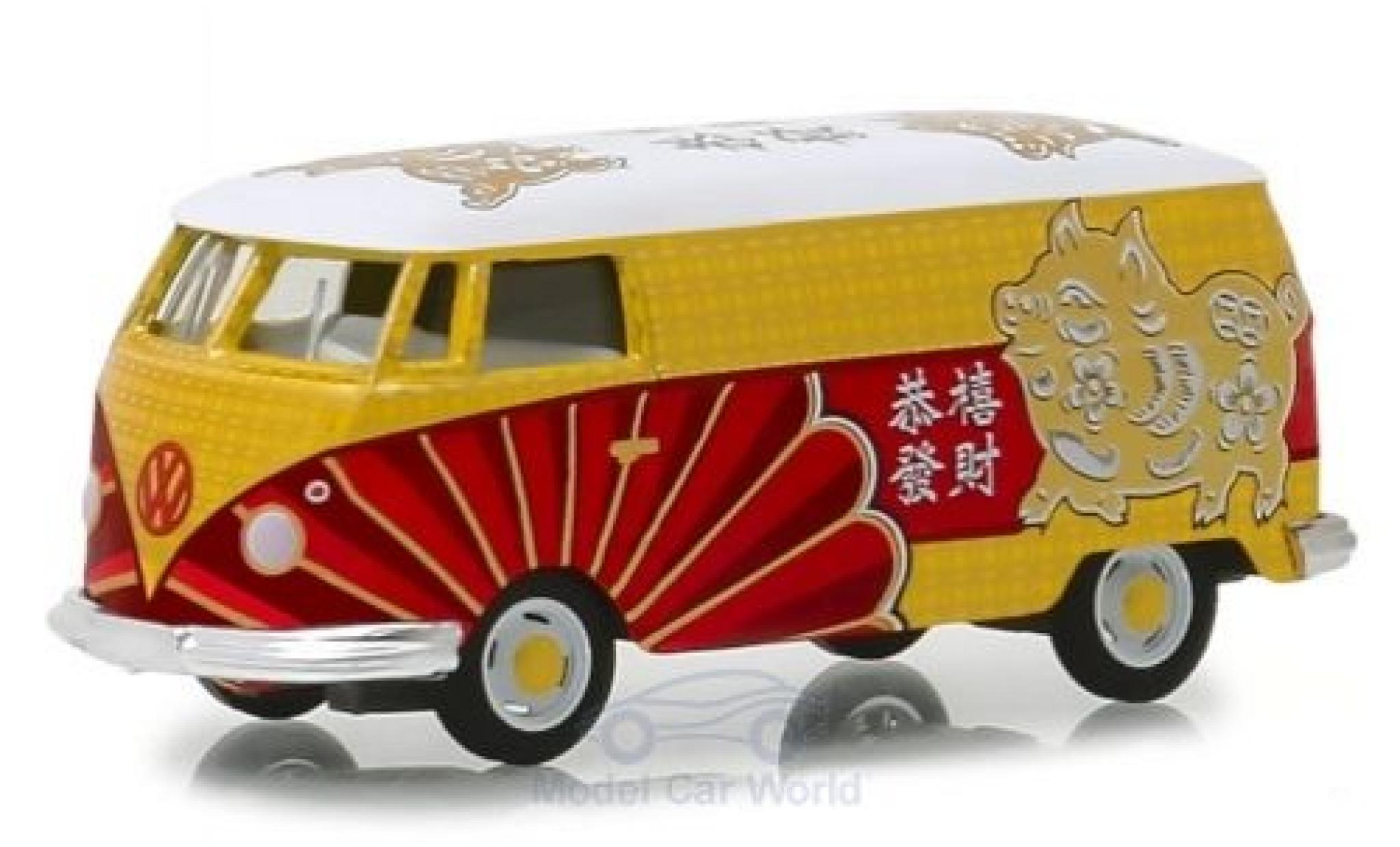 Volkswagen T1 1/64 Greenlight Van 2019 - Year Of The Pig diecast model cars