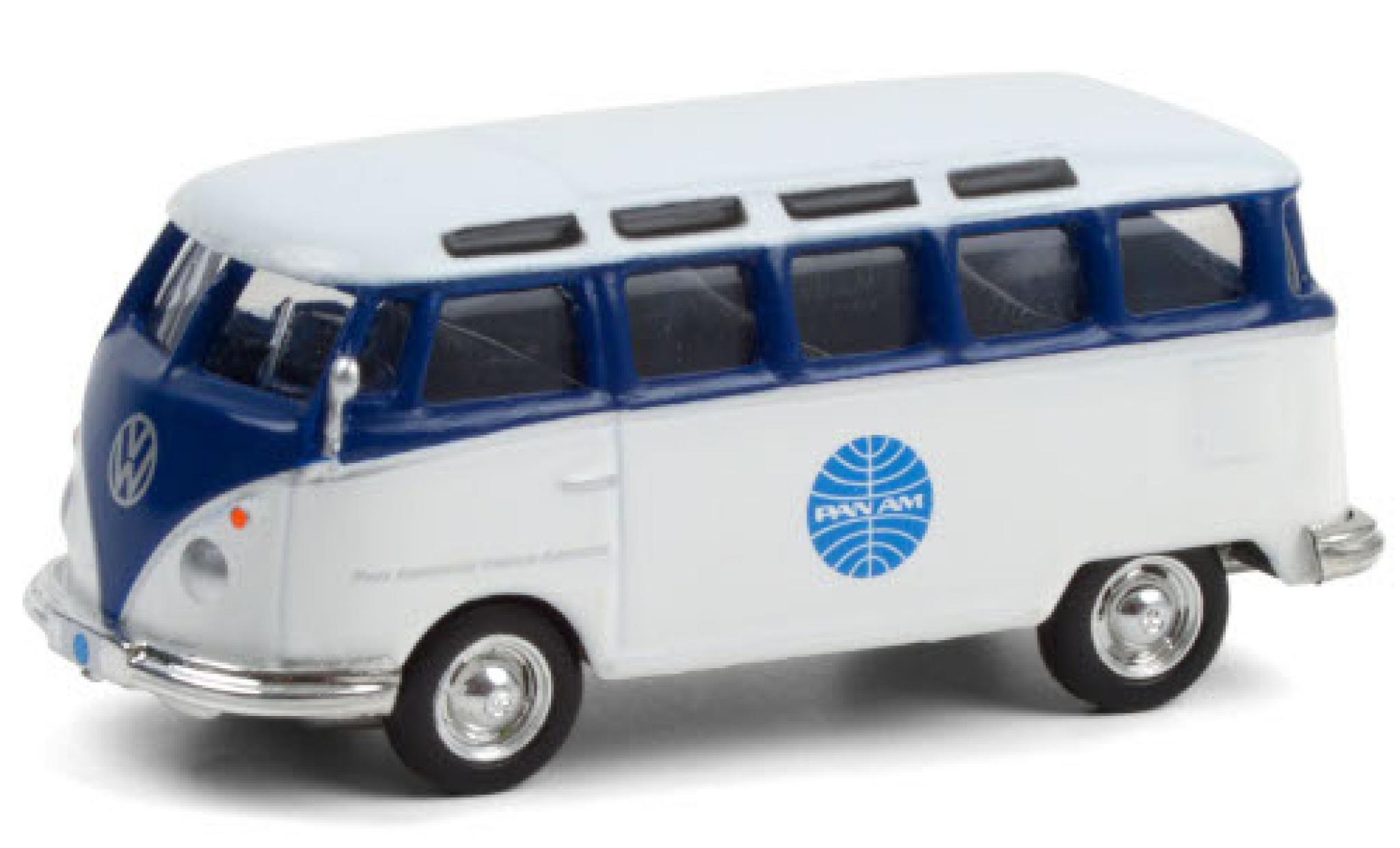 Volkswagen T1 1/64 Greenlight Samba Bus Pan American Airways 1964 diecast model cars