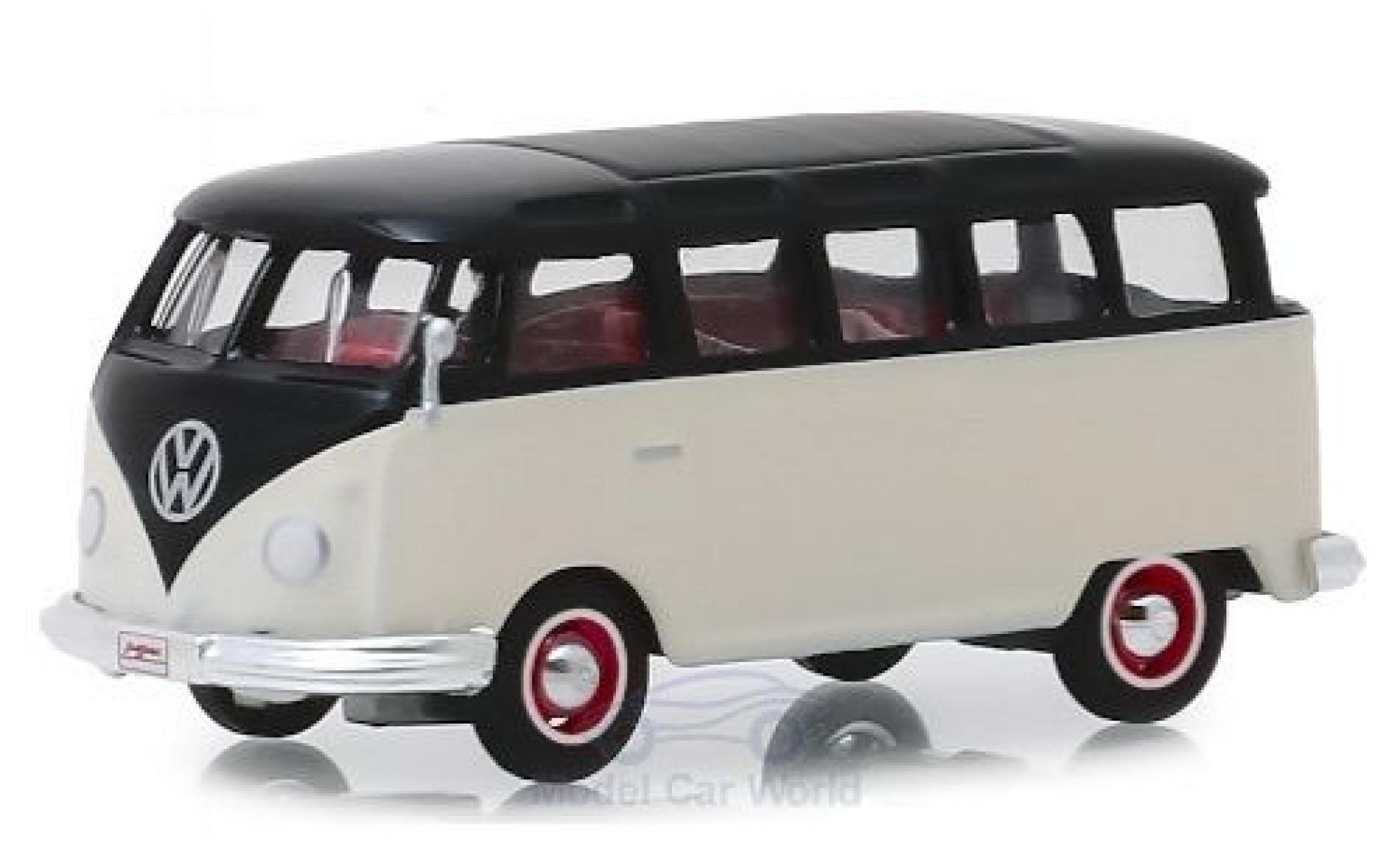 Volkswagen T1 1/64 Greenlight (Typ 2) Bus beige/black 1965 diecast model cars
