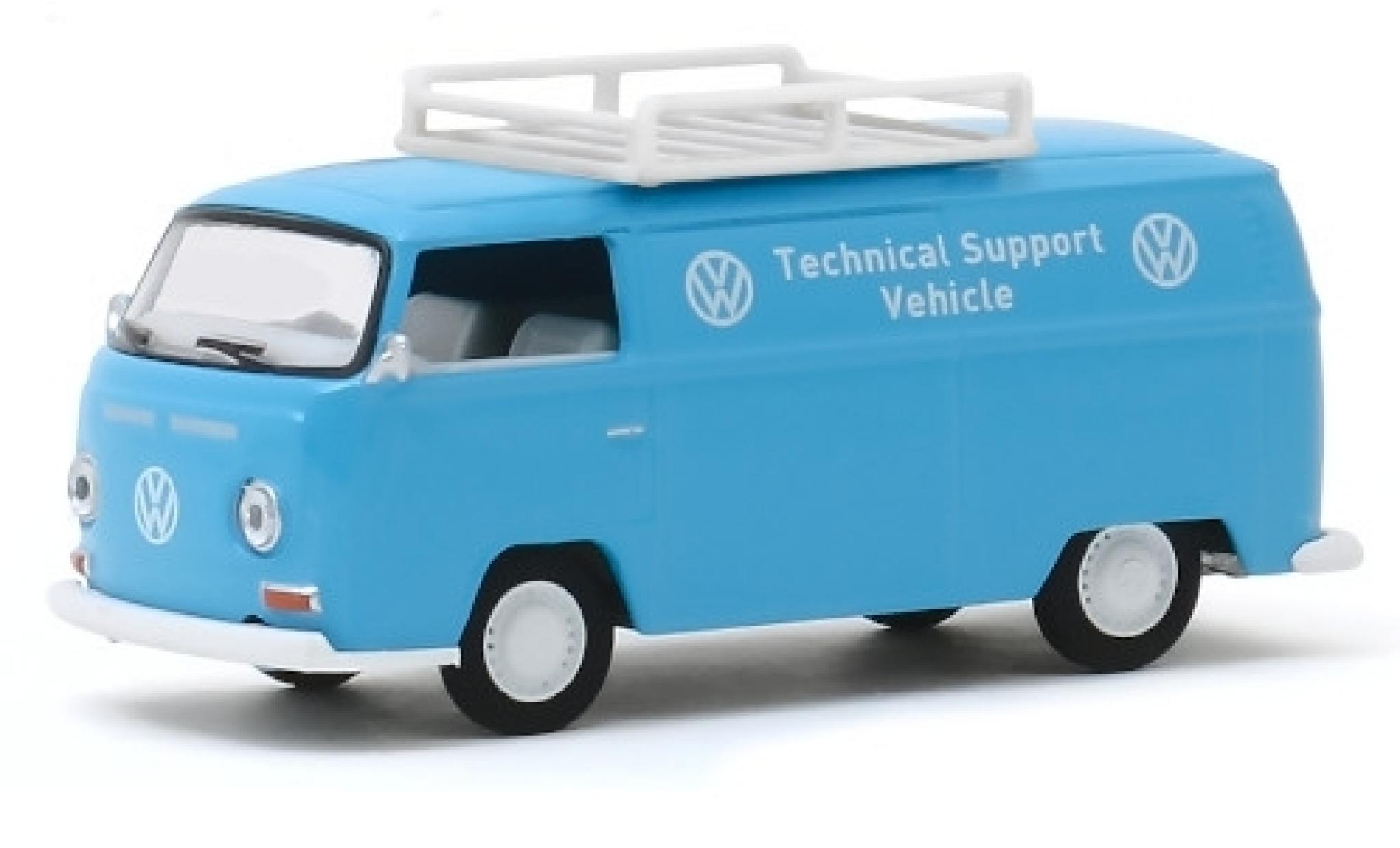 Volkswagen T2 1/64 Greenlight Kasten Technical Support Vehicle 1971 avec Rack de toit diecast model cars