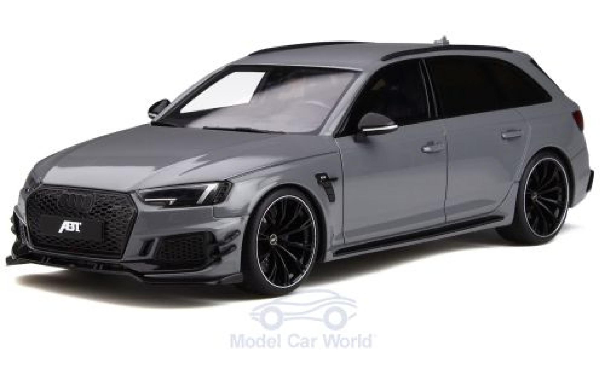 Audi RS4 1/18 GT Spirit -R Abt grey 2019 diecast model cars