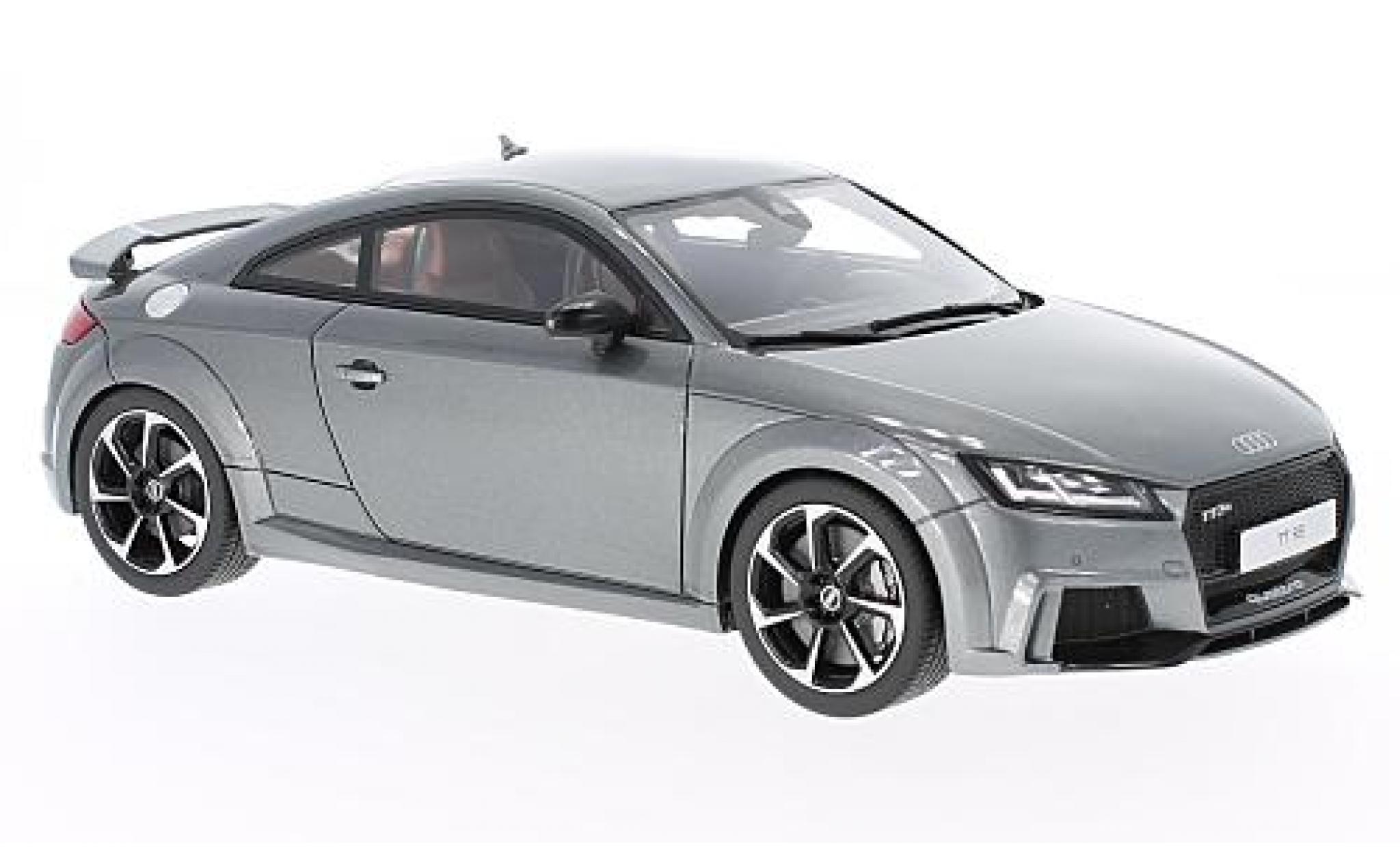 Audi TT 1/18 GT Spirit RS metallic grey 2016 diecast model cars