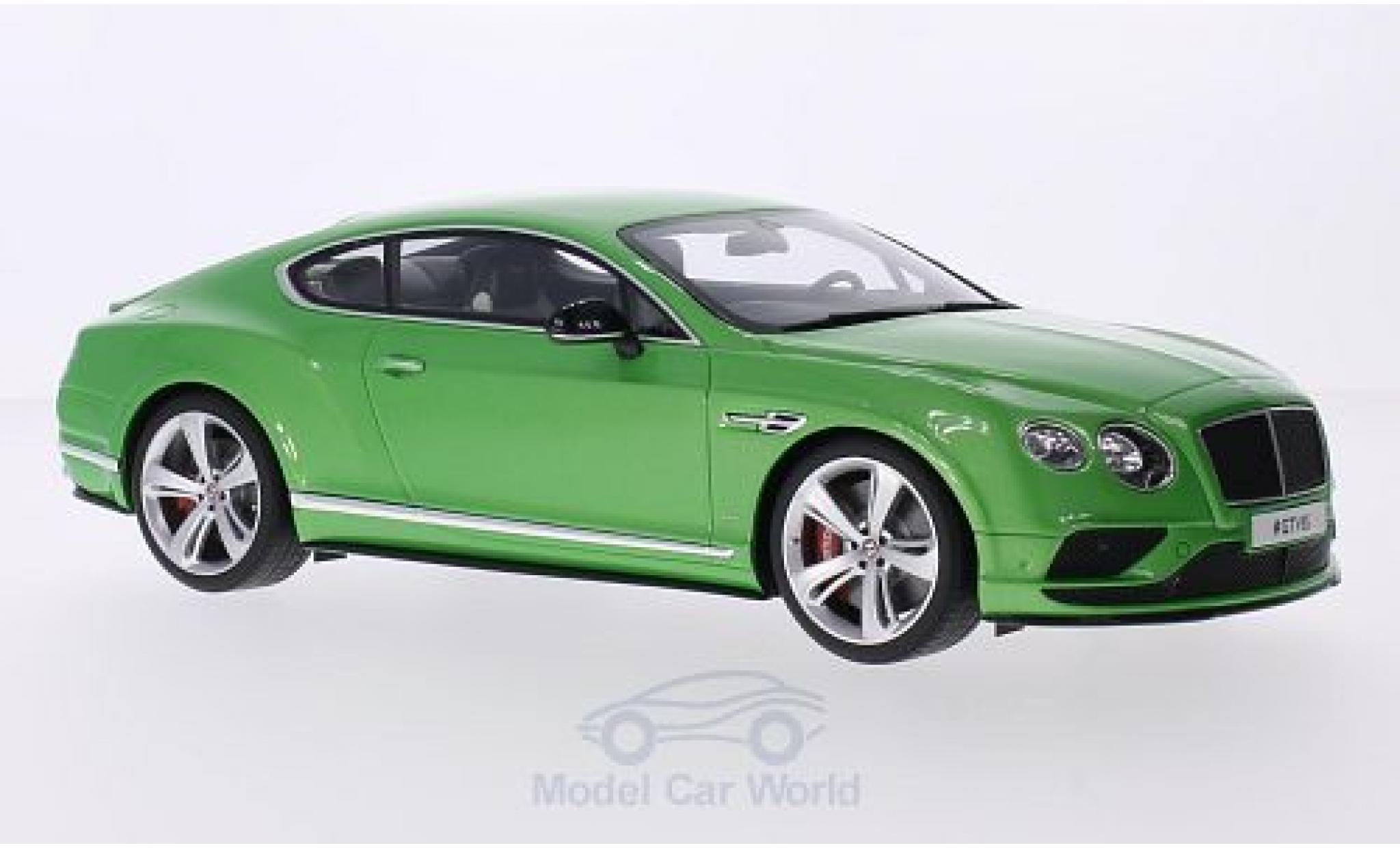 Bentley Continental T 1/18 GT Spirit GTV8S metallic green diecast model cars