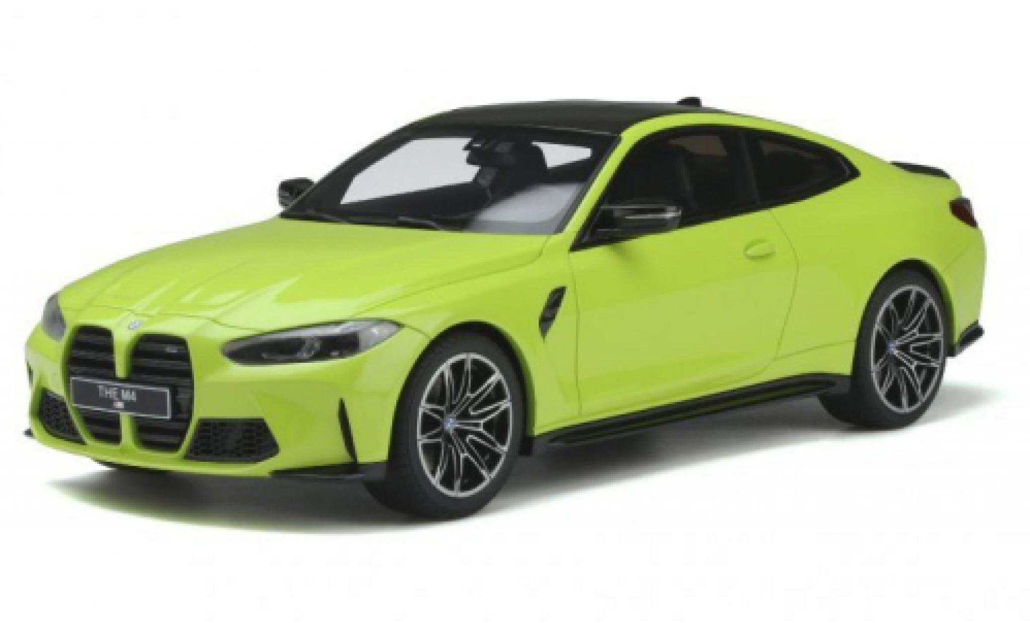 Bmw M4 1/18 GT Spirit (G82) yellow diecast model cars