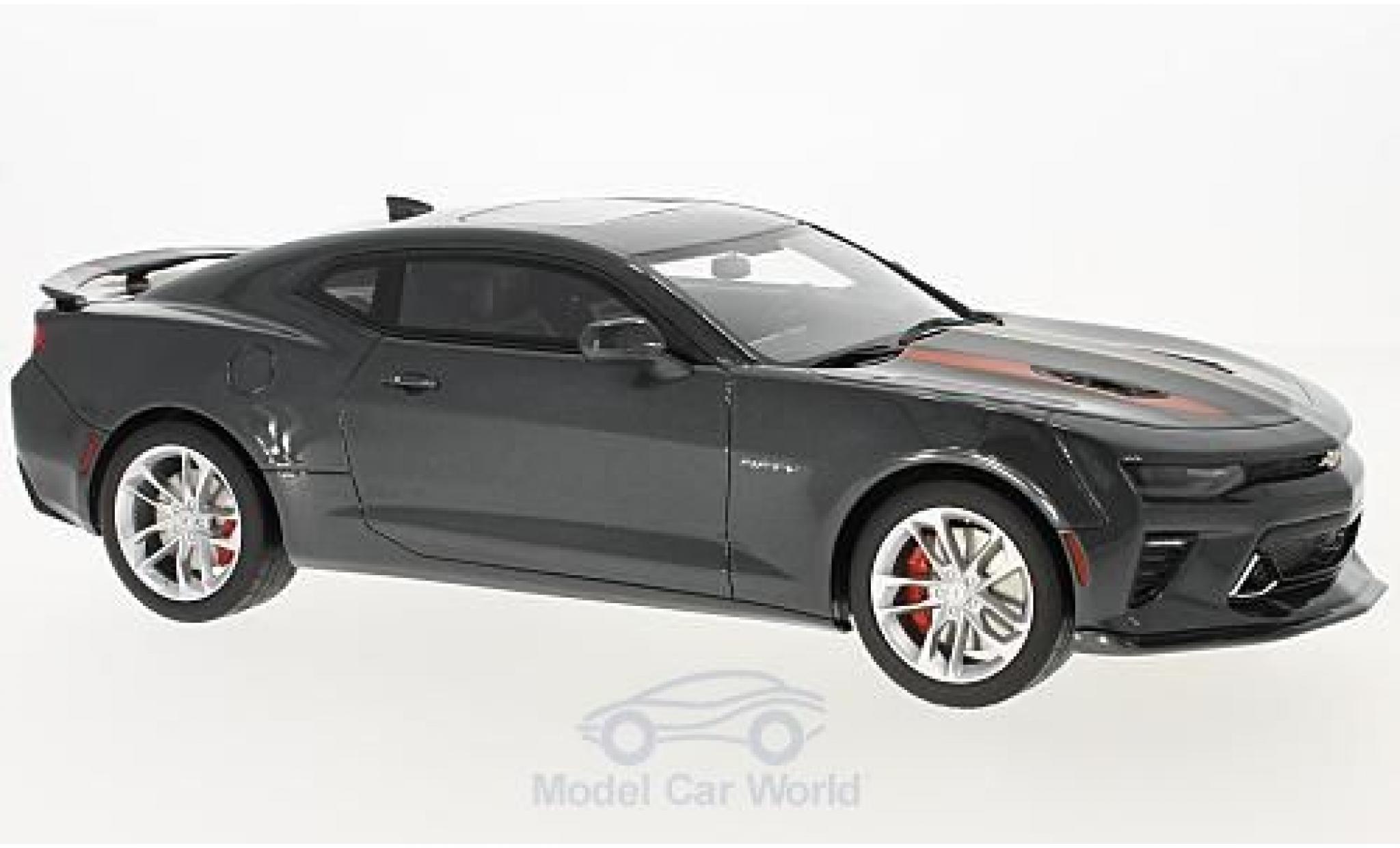 Chevrolet Camaro RS 1/18 GT Spirit SS metallic grey 2017 Fifty Anniversary diecast model cars
