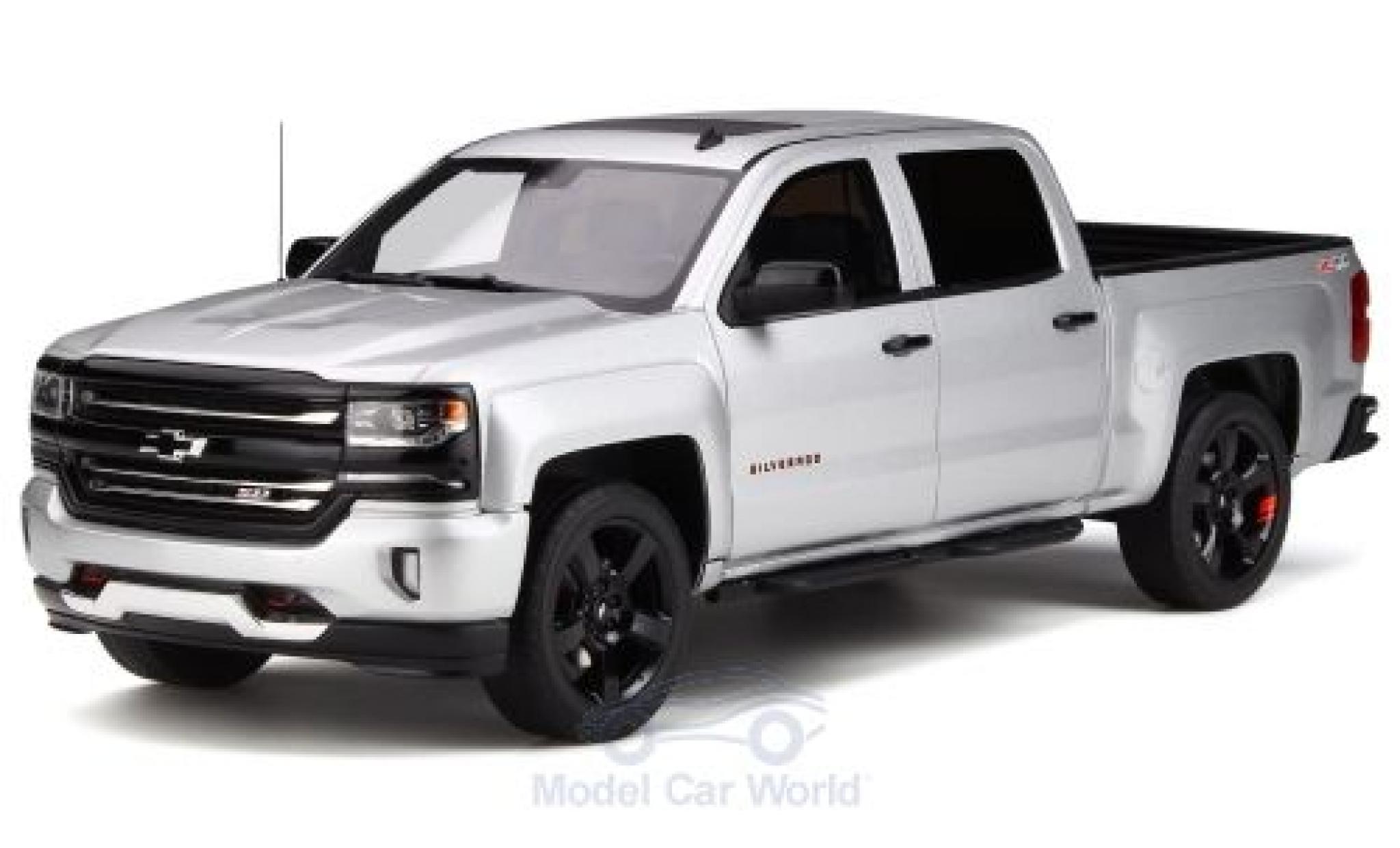 Chevrolet Silverado 1/18 GT Spirit Redline Edition grey 2018 diecast model cars