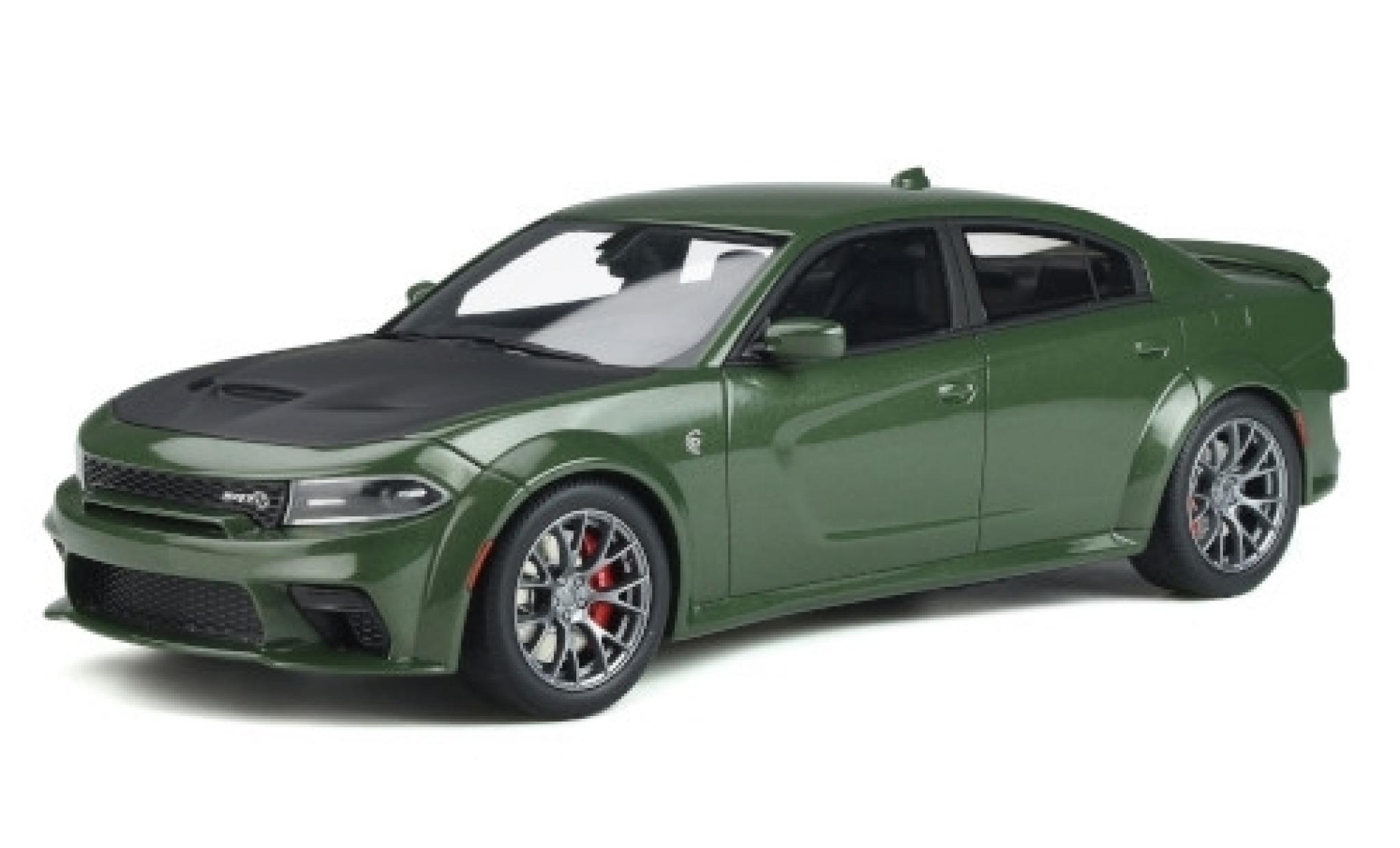 Dodge Charger 1/18 GT Spirit SRT Hellcat Widebody green 2020 diecast model cars
