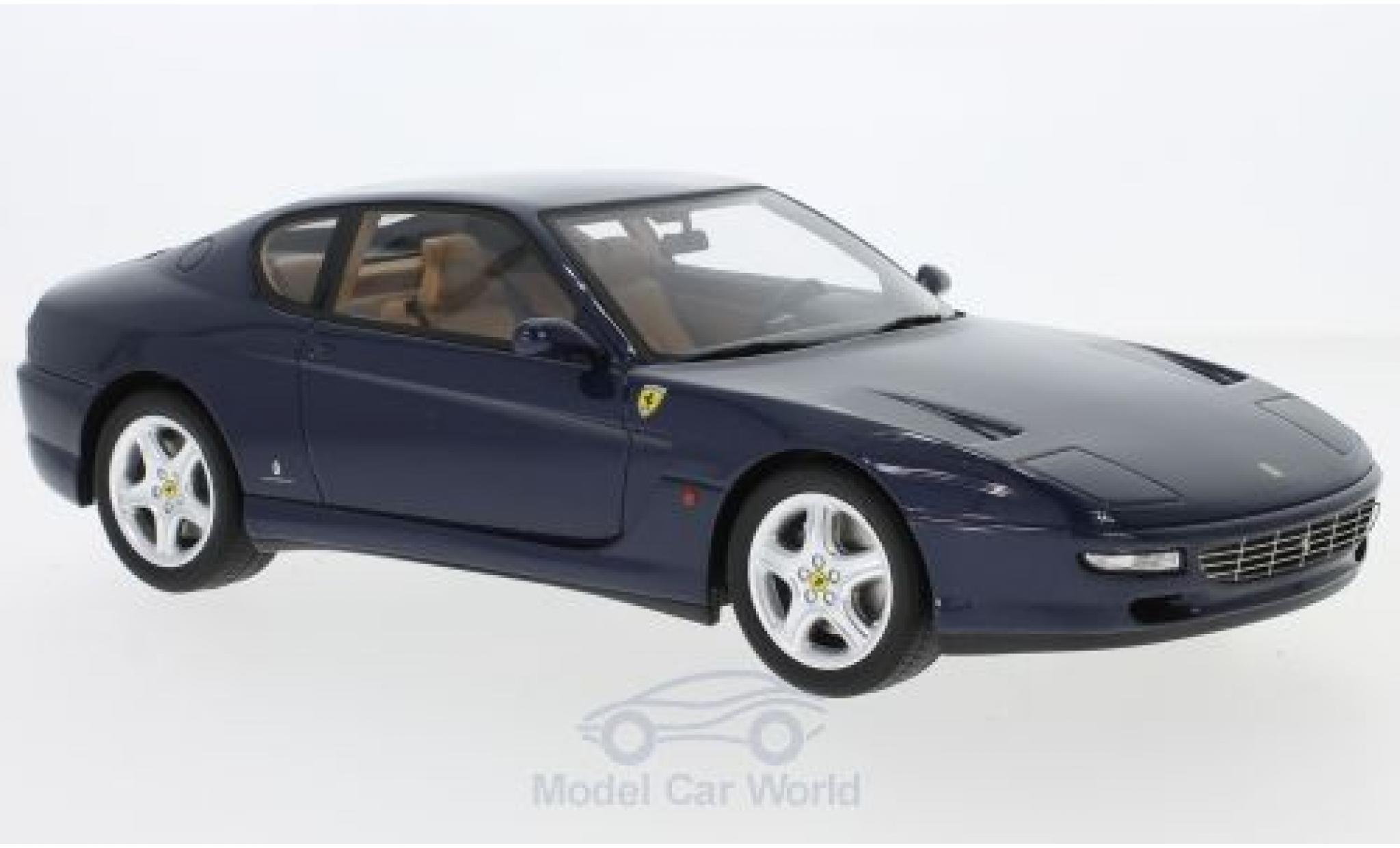 Ferrari 456 1/18 GT Spirit GT metallic blue 1992 diecast model cars