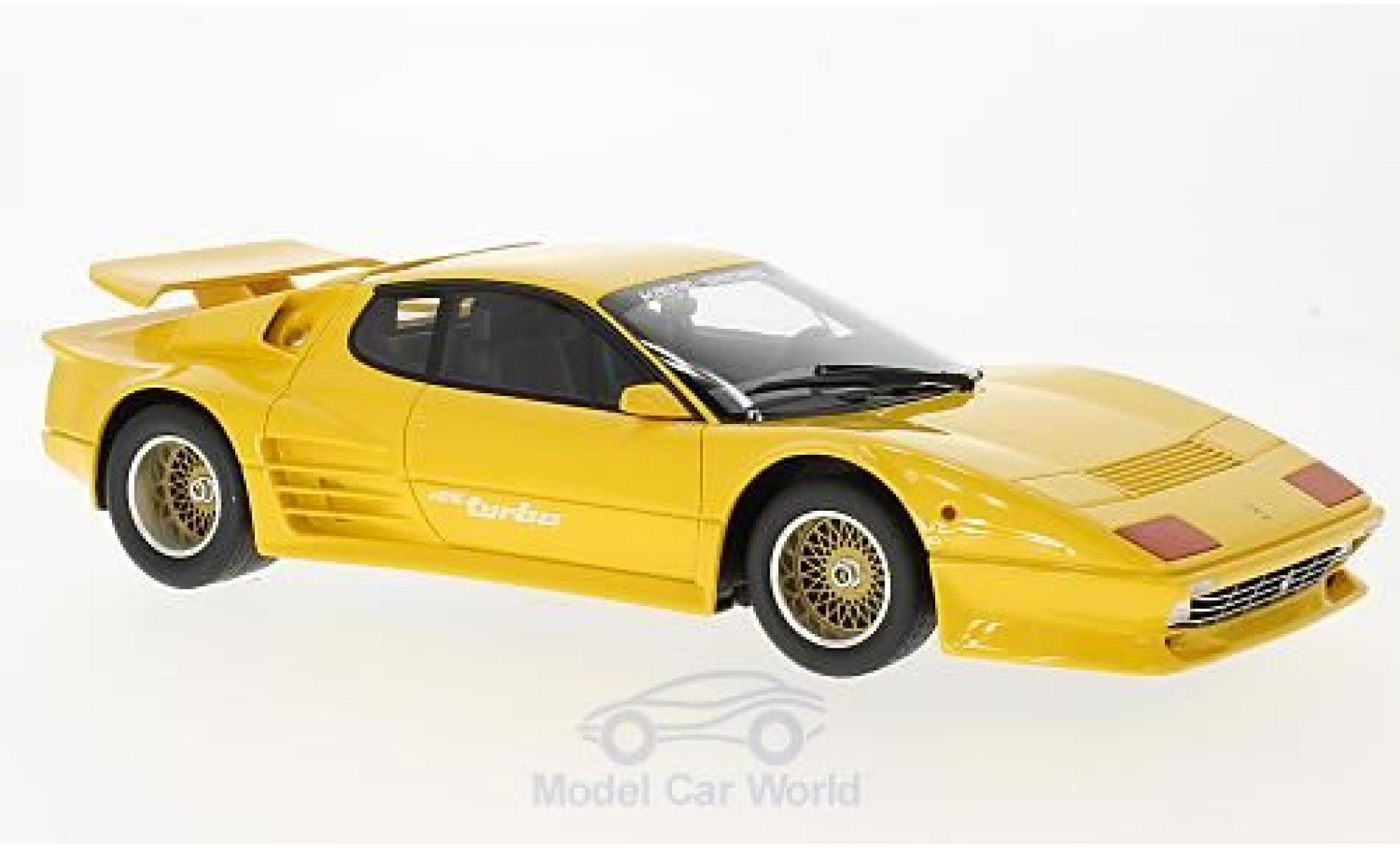 Ferrari 512 1/18 GT Spirit BBi Turbo Koenig yellow 1983 diecast model cars