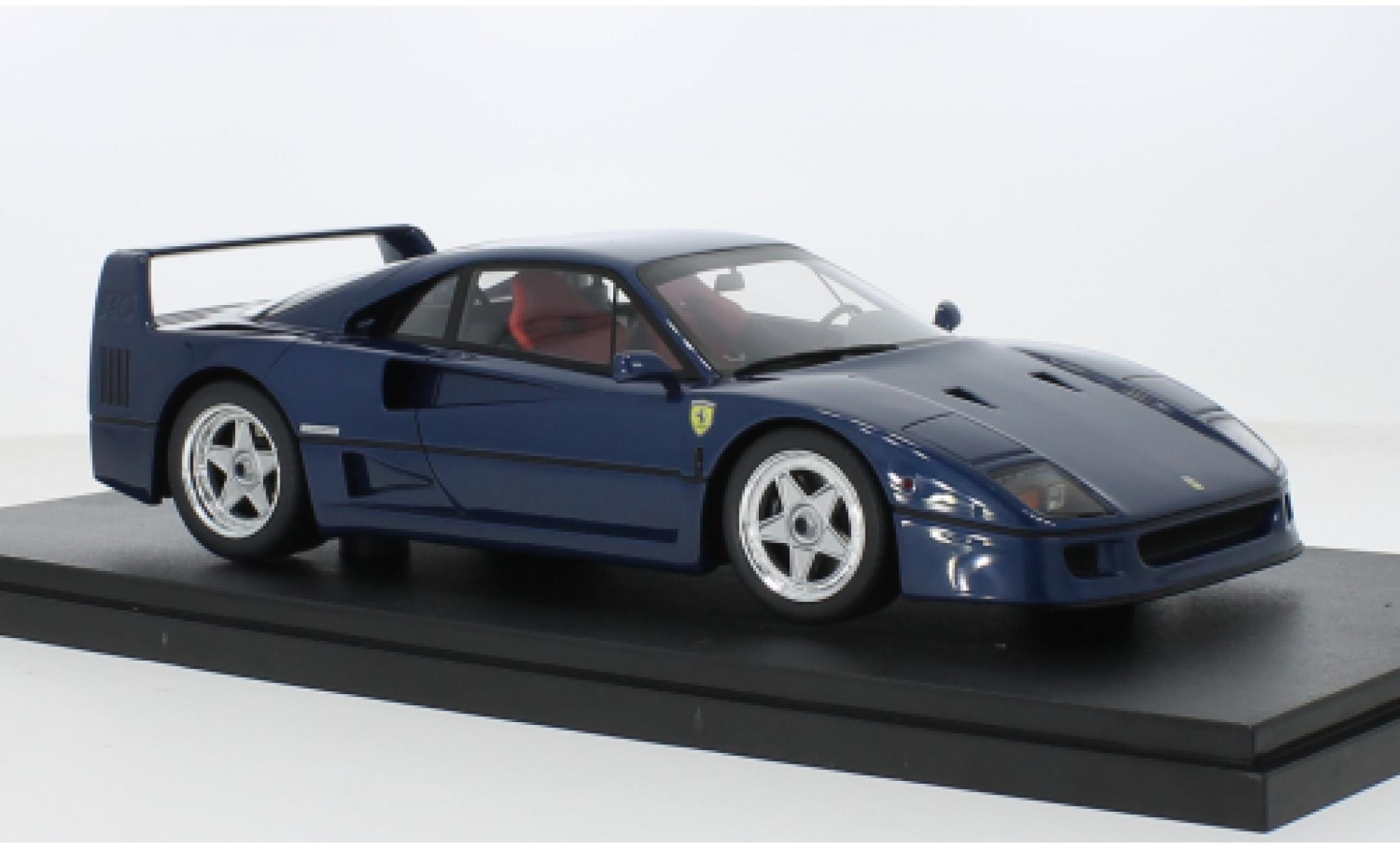 Ferrari F40 1/18 GT Spirit metallise blue 1:18 diecast model cars