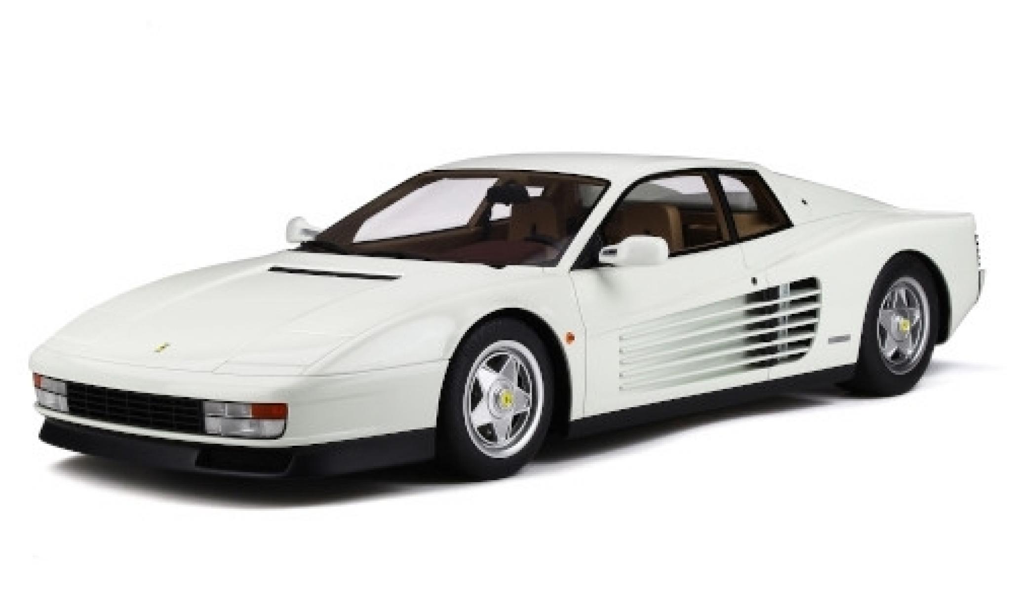 Ferrari Testarossa 1/12 GT Spirit white diecast model cars