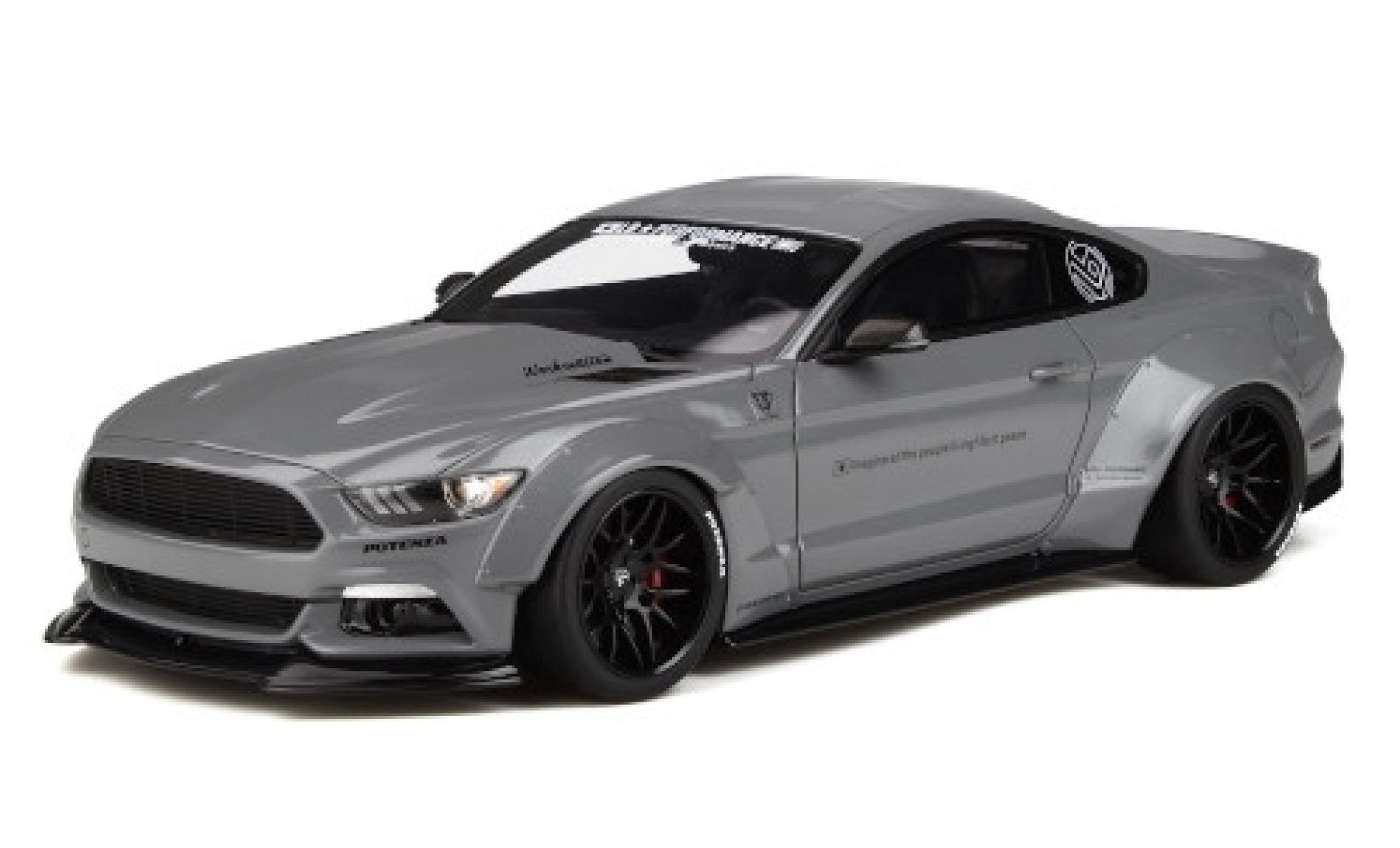 Ford Mustang 1/18 GT Spirit by LB-Works grey diecast model cars