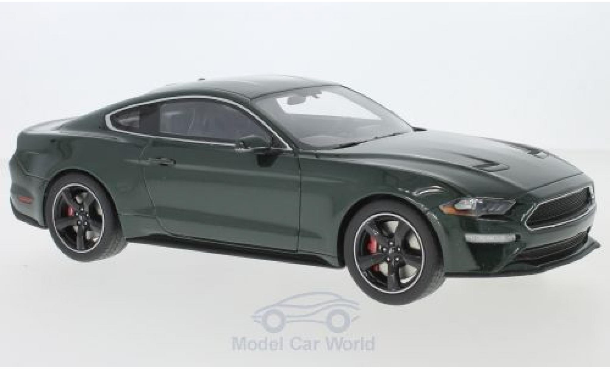 Ford Mustang 1/18 GT Spirit GT Bullitt metallic green 2019 diecast model cars