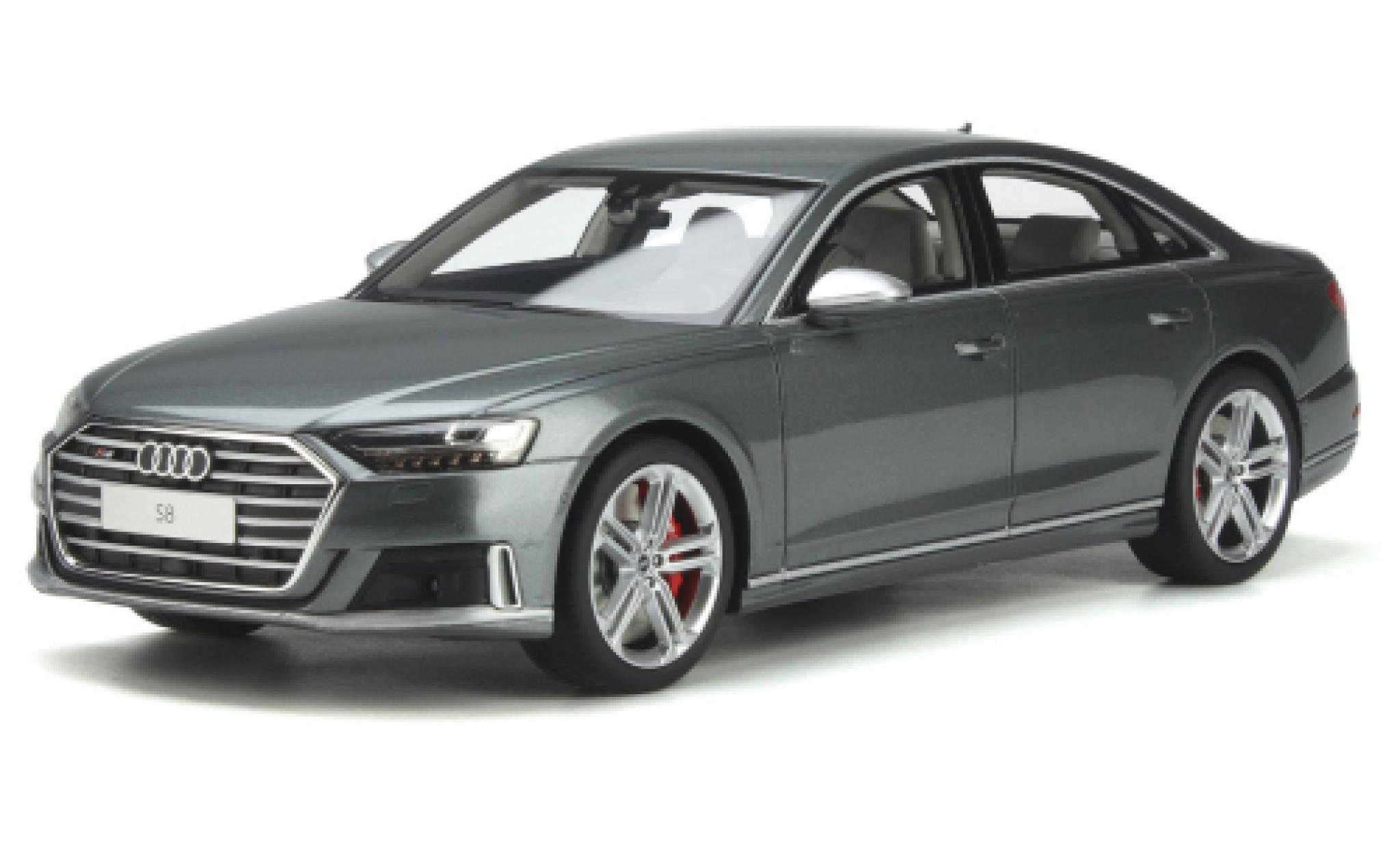 Audi S8 1/18 GT Spirit metallise grey 2020 diecast model cars