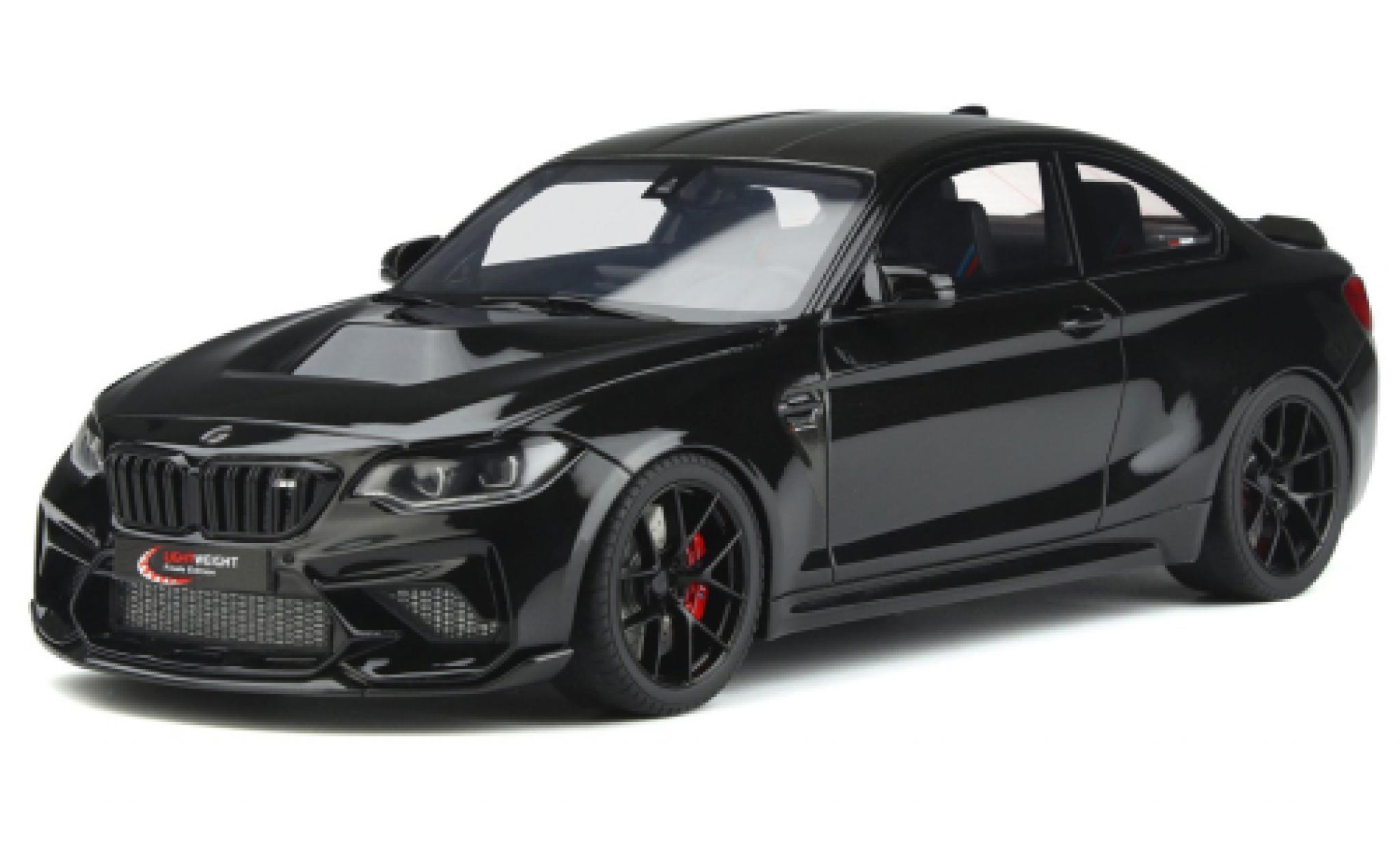 Bmw M2 1/18 GT Spirit Competiiton By Lightweight Performance metallise black 2021 diecast model cars