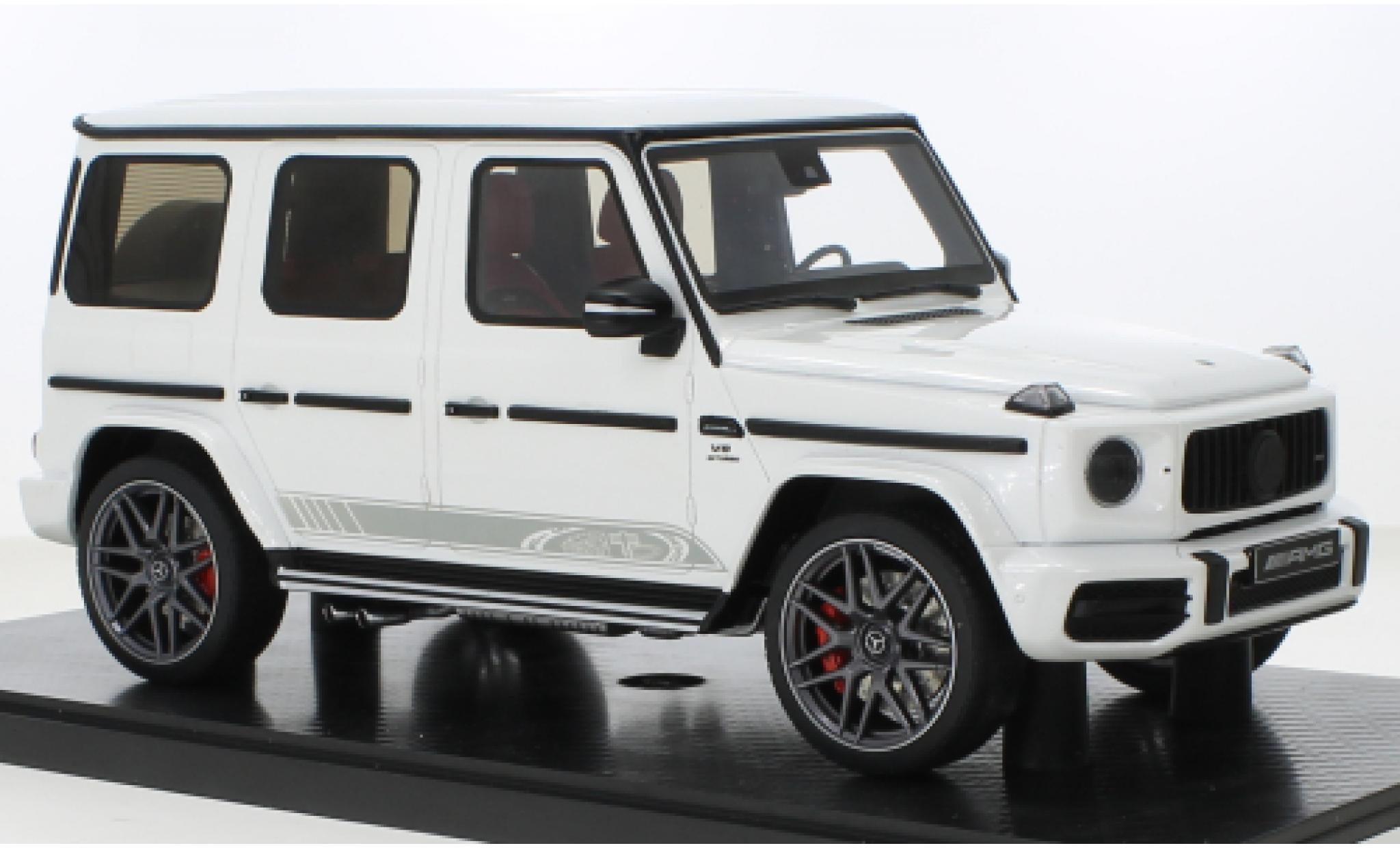 Mercedes Classe G 1/18 GT Spirit G 63 AMG Edition 55 white 2022 diecast model cars