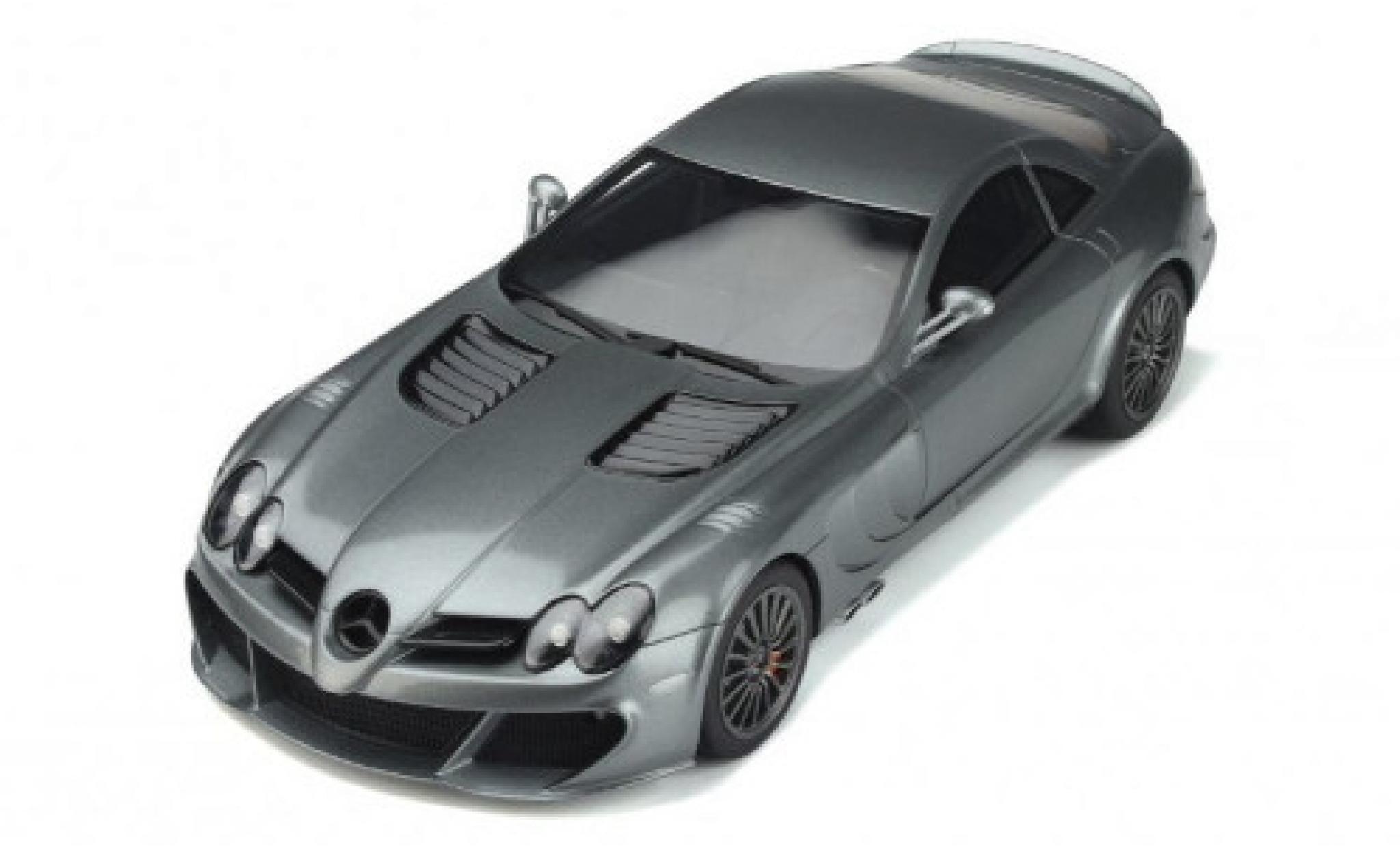 Mercedes SLR 1/18 GT Spirit MSO Edition metallise grey 2008 diecast model cars