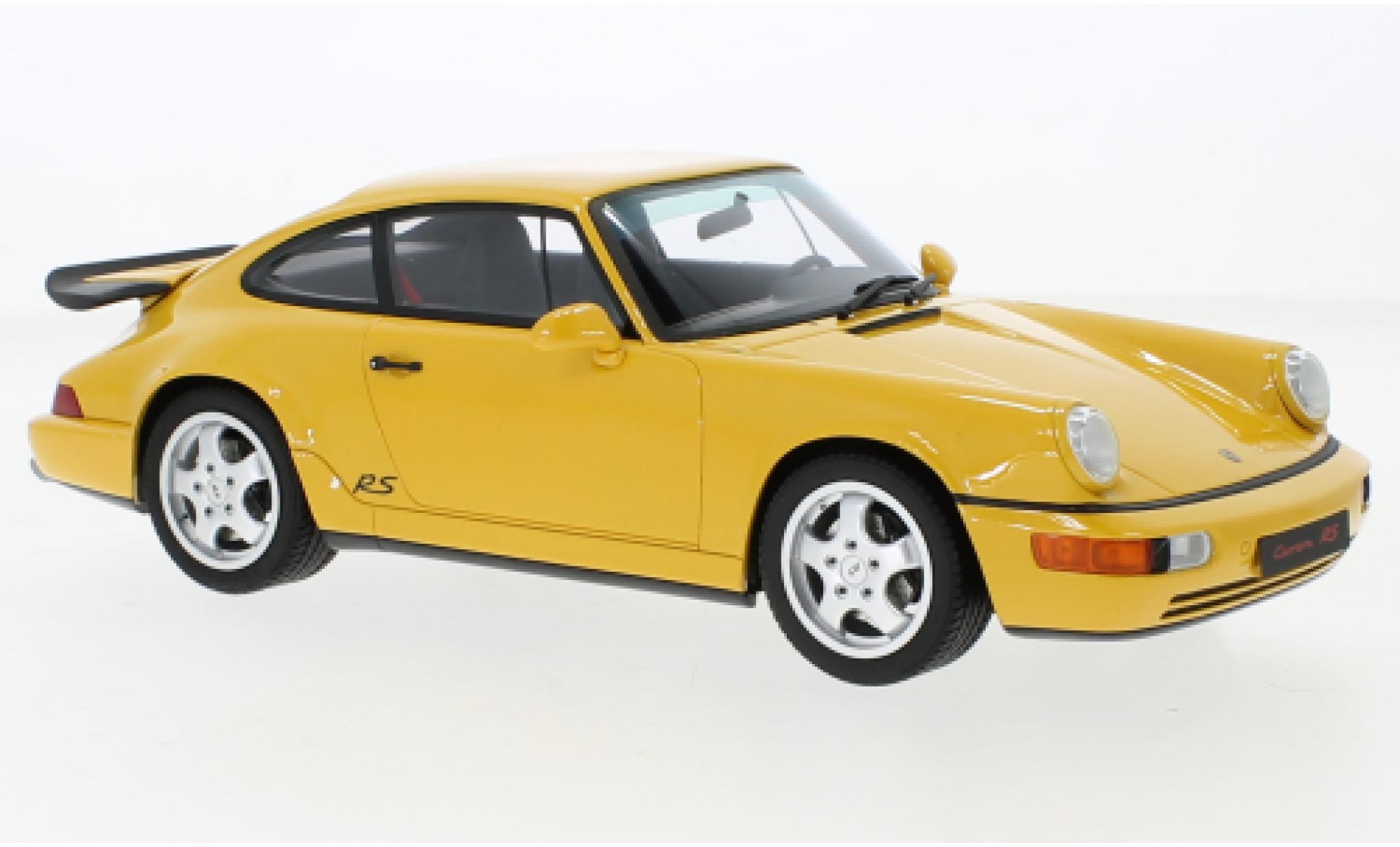 Porsche 993 1/18 GT Spirit 911 (964) RS America yellow 1 diecast model cars