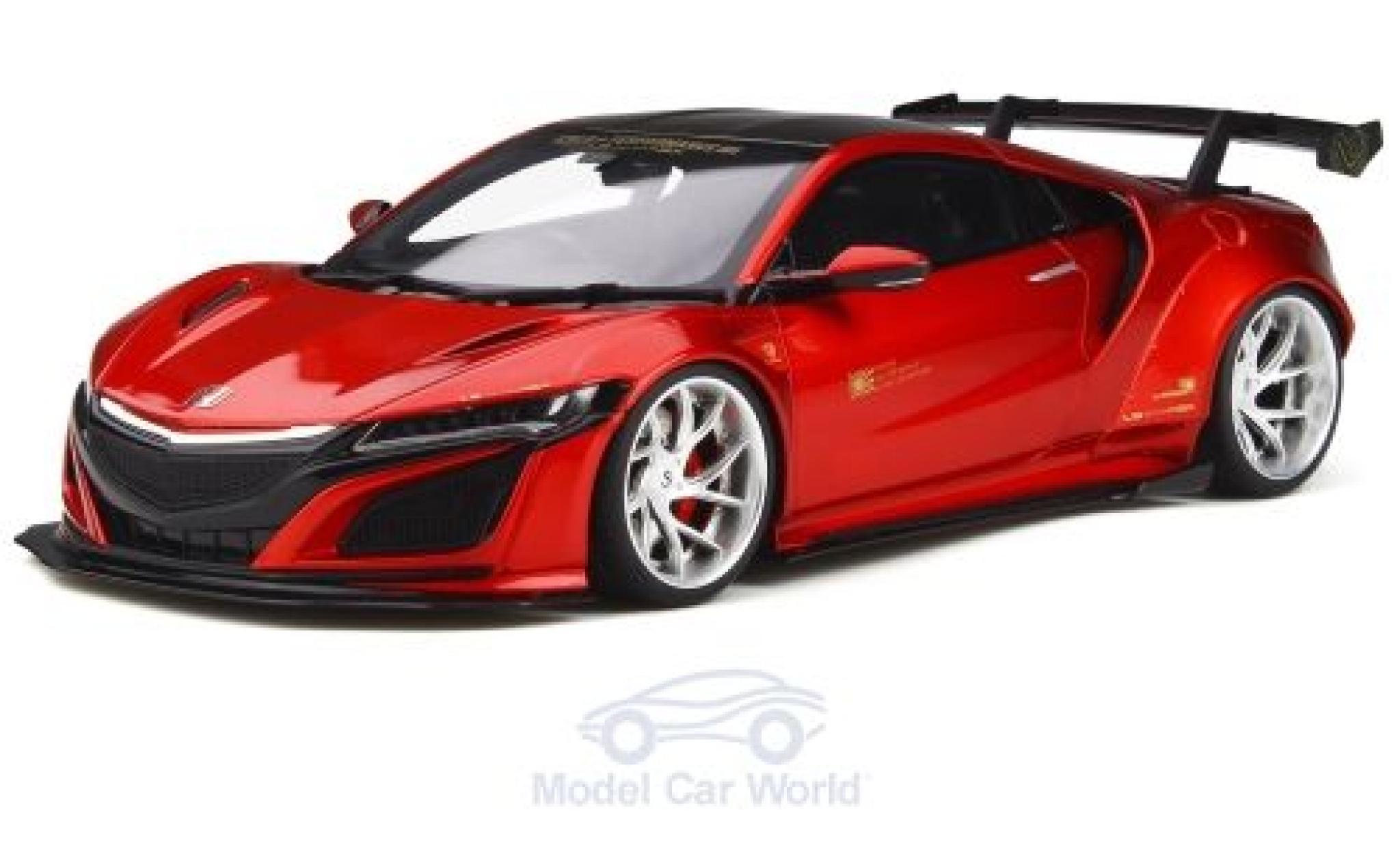 Honda NSX 1/18 GT Spirit LB-Works metallic red RHD diecast model cars