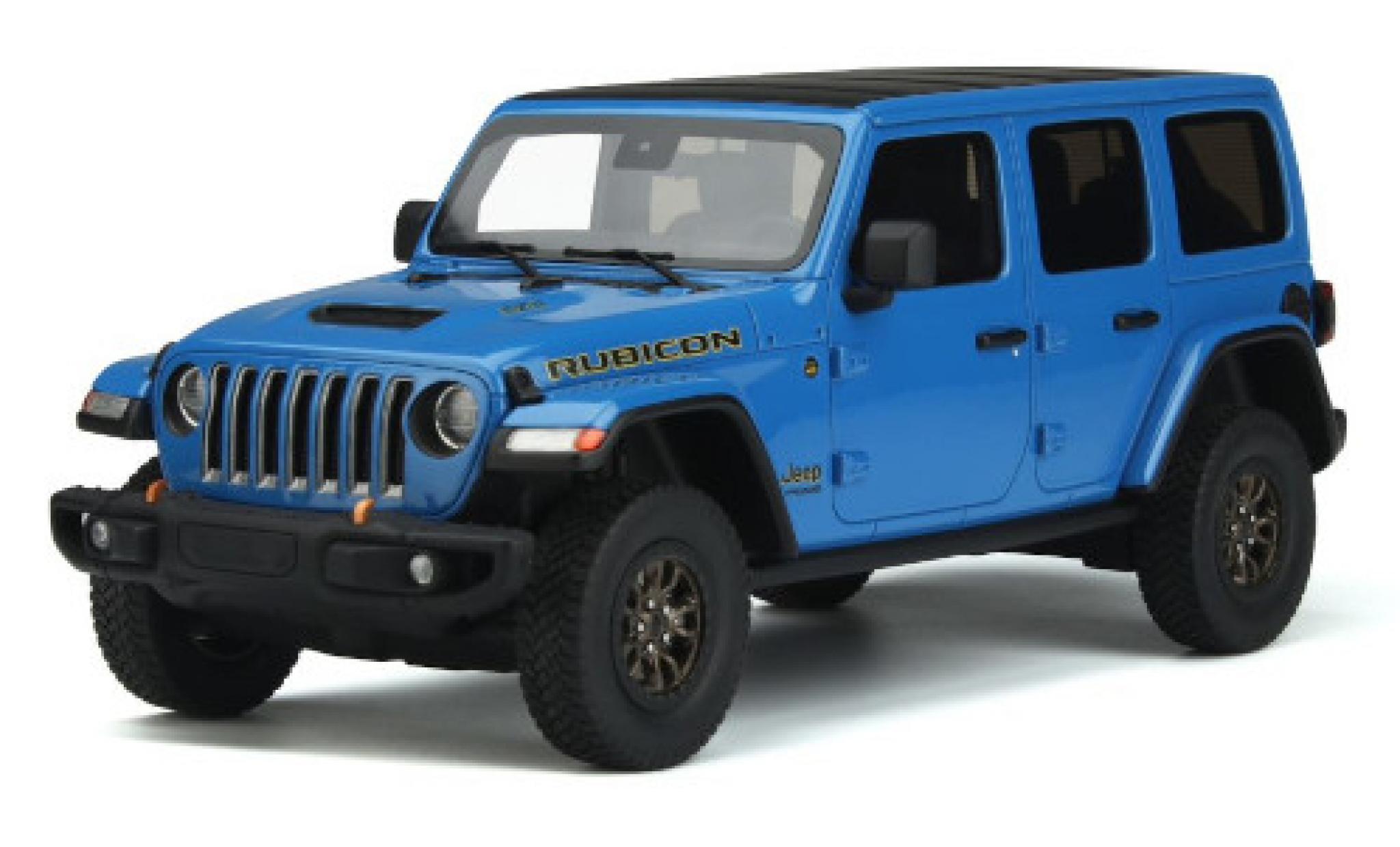 Jeep Wrangler 1/18 GT Spirit Rubicon 392 blue 2021 diecast model cars