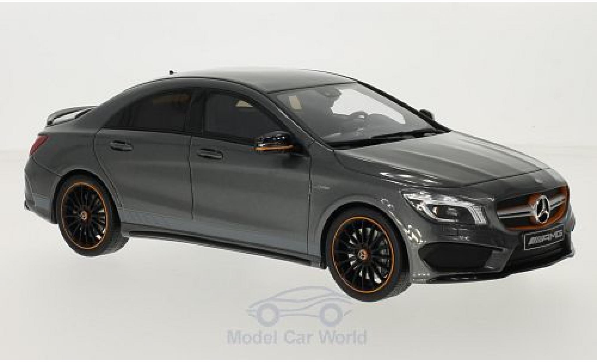 Mercedes CLA 1/18 GT Spirit AMG 45 metallic grey diecast model cars