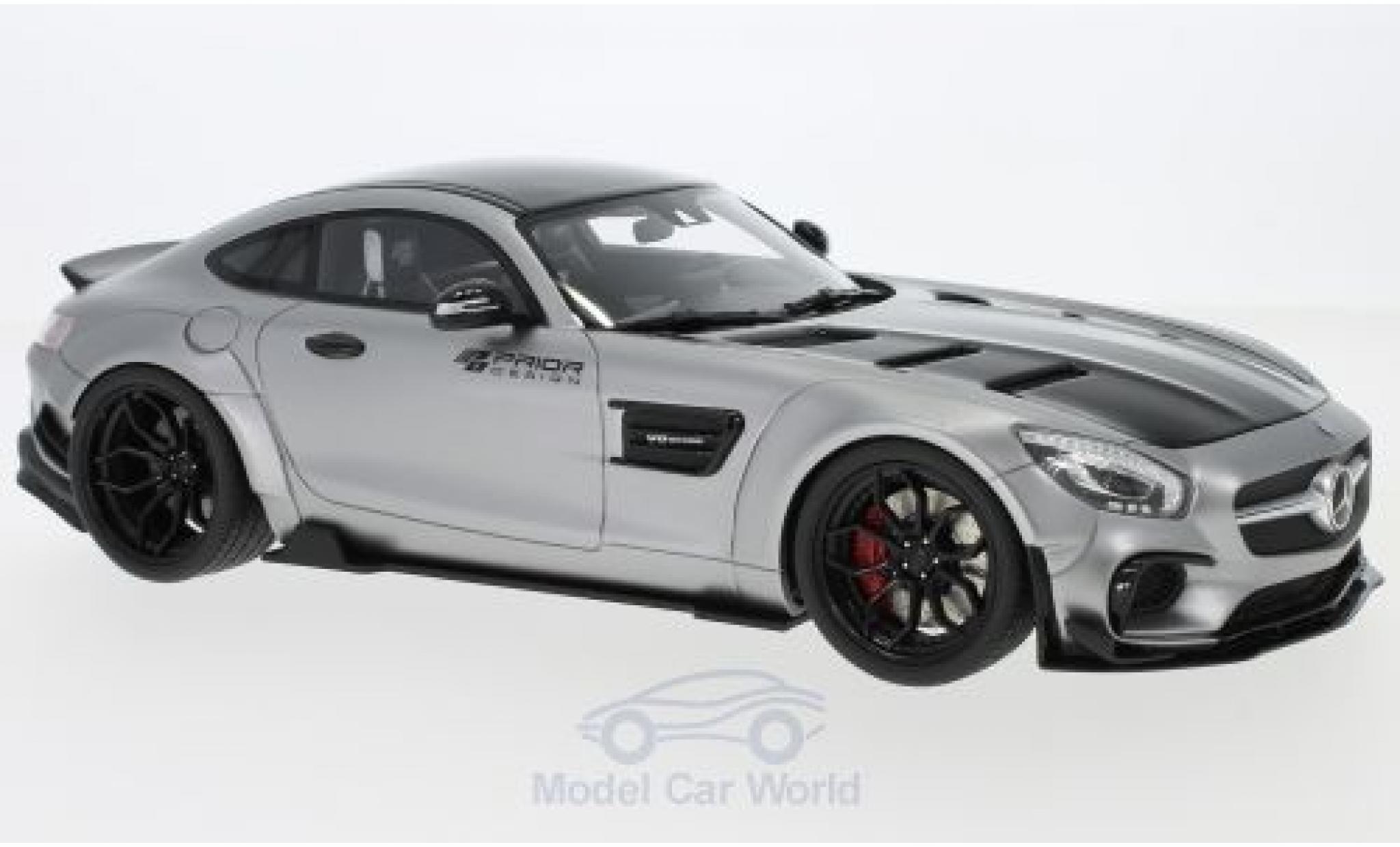 Mercedes AMG GT 1/18 GT Spirit Modified by Prior Design grey/black 2015 diecast model cars