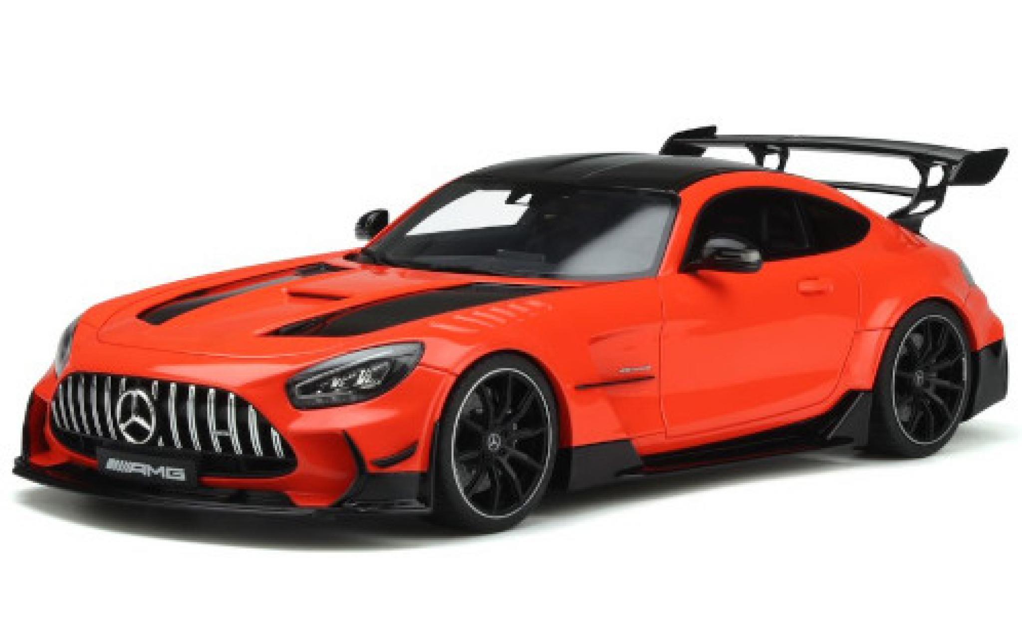 Mercedes AMG GT 1/18 GT Spirit -R Black Series (C190) orange/black 2021 diecast model cars